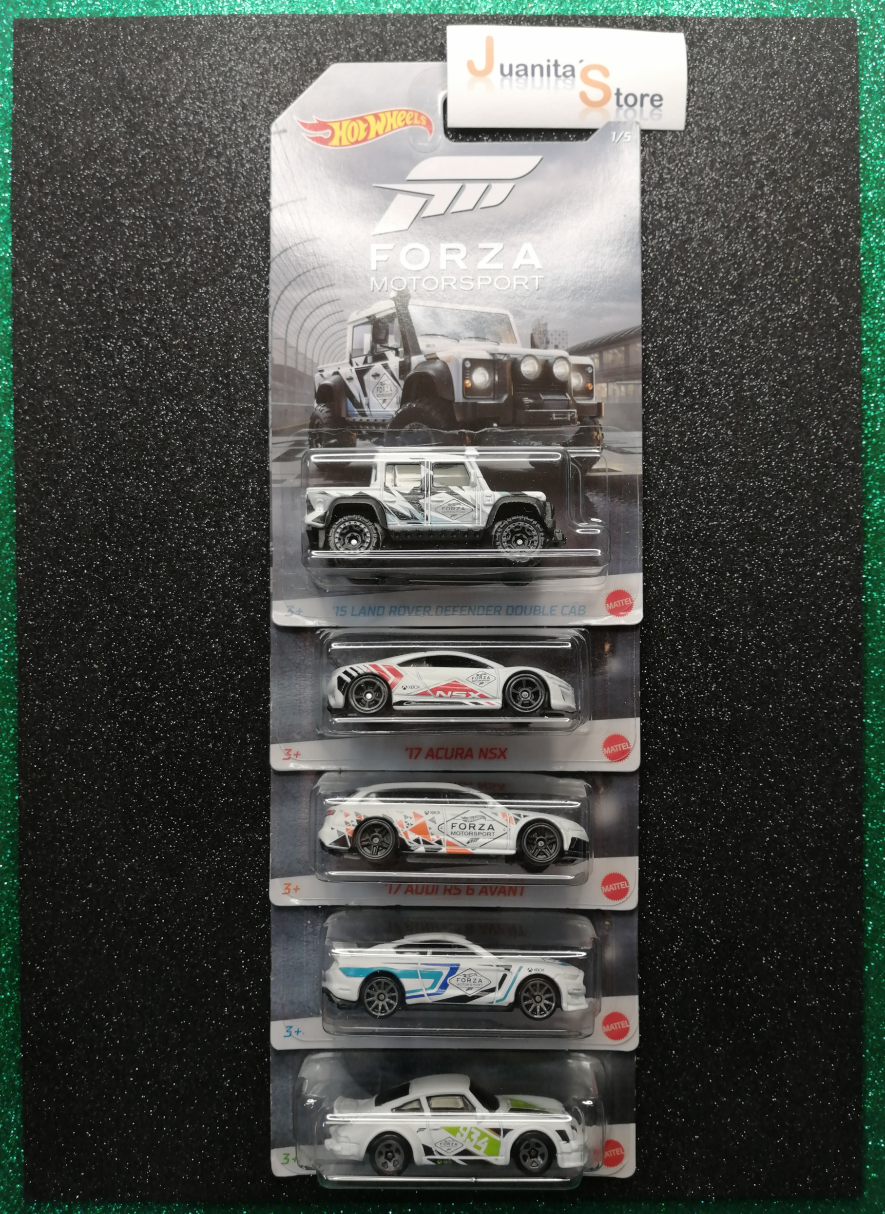 Hot Wheels Set Forza de 5 autos