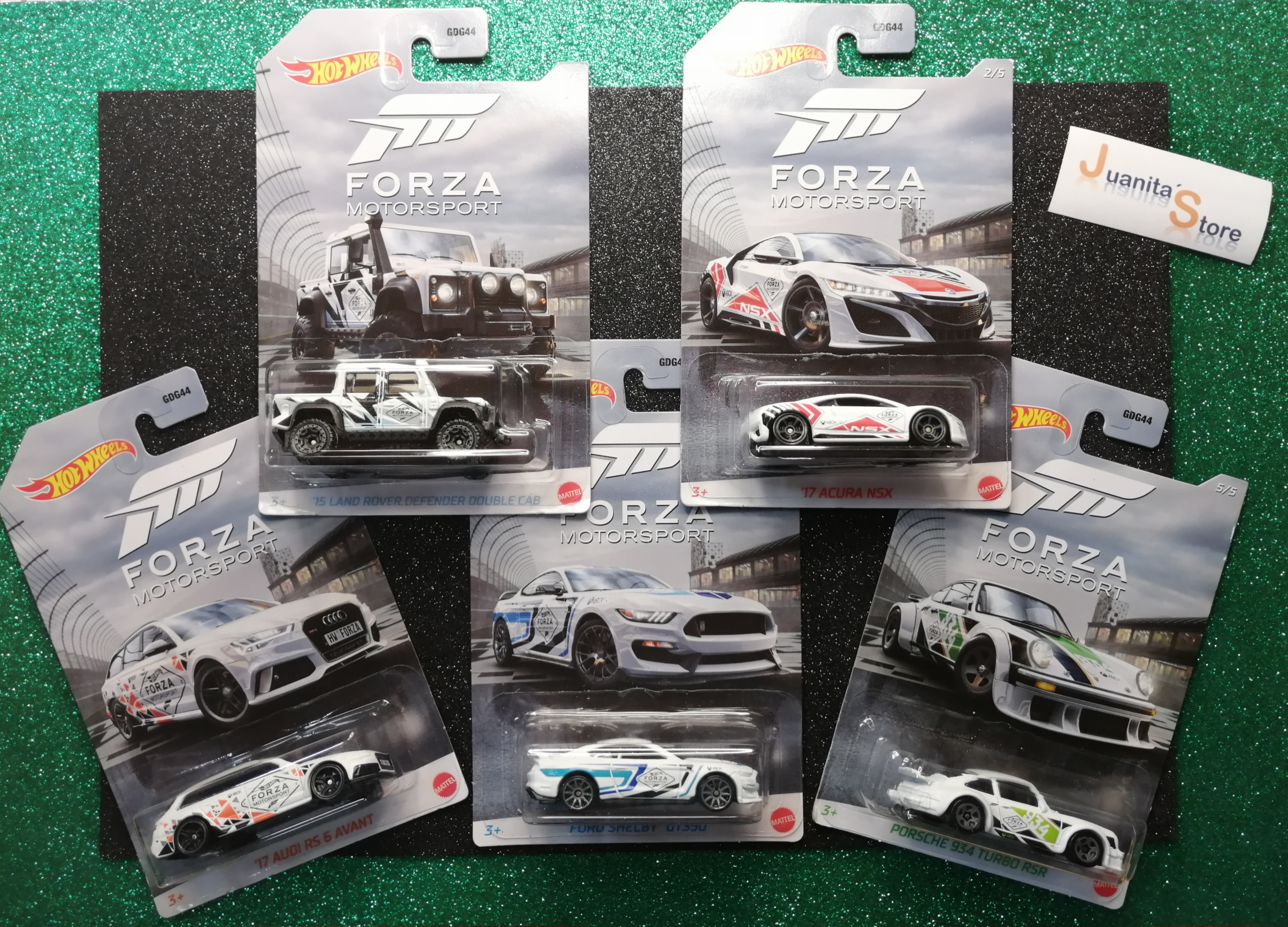 Hot Wheels Set Forza de 5 autos
