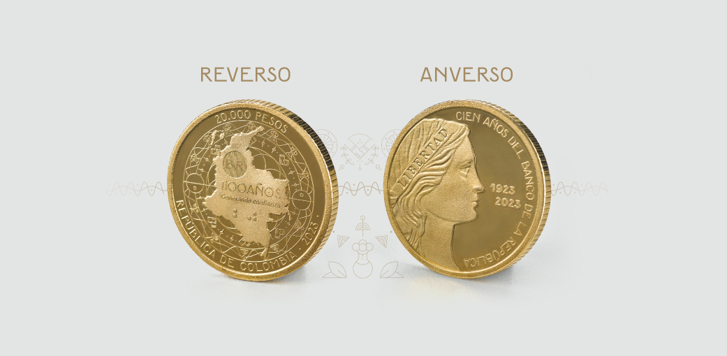 Moneda Conmemorativa 100 Años Del Banco De La República