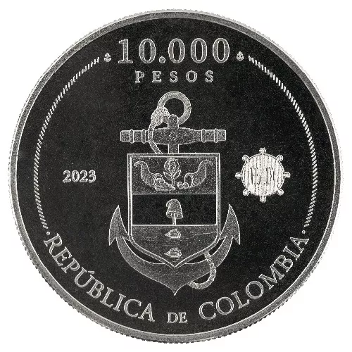 Moneda conmemorativa de la Batalla Naval del Lago de Maracaibo y Declaratoria del 24 de julio como día de la Armada de Colombia