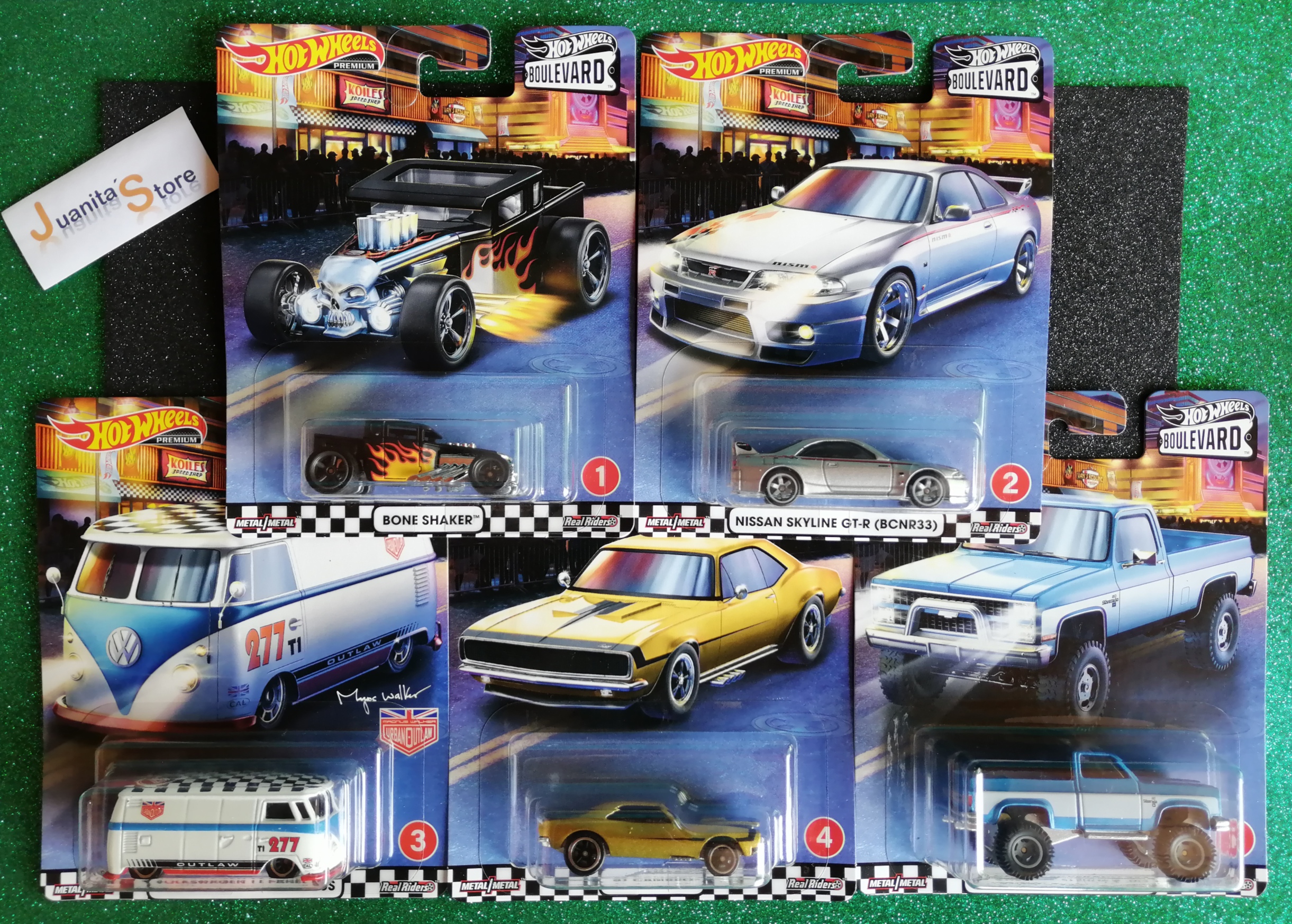 Hot Wheels 2020 Boulevard Series Real Riders