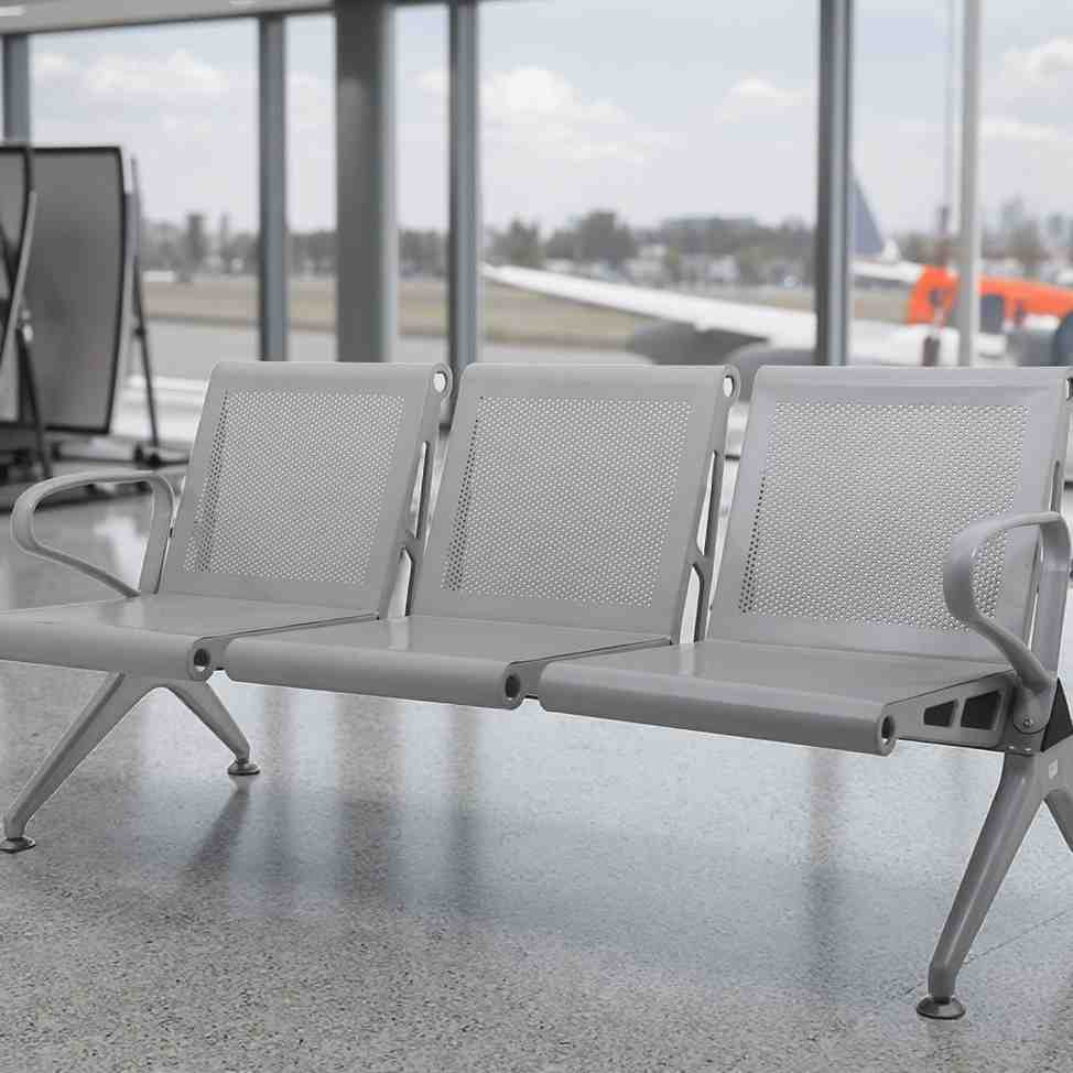 MRO-CH-BEN-HD-NP-3S - WAITING BENCH