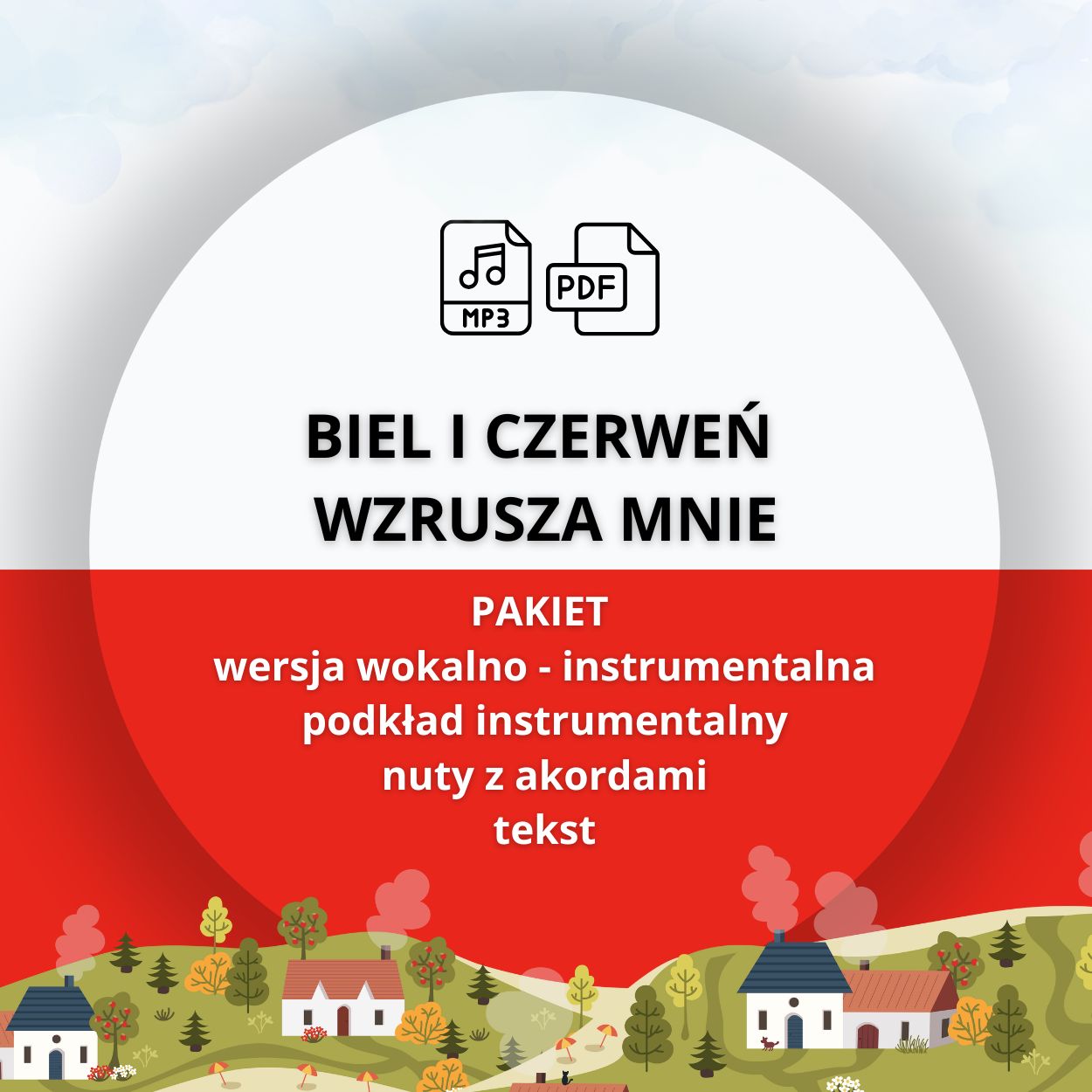 BIEL I CZERWIEŃ WZRUSZA MNIE