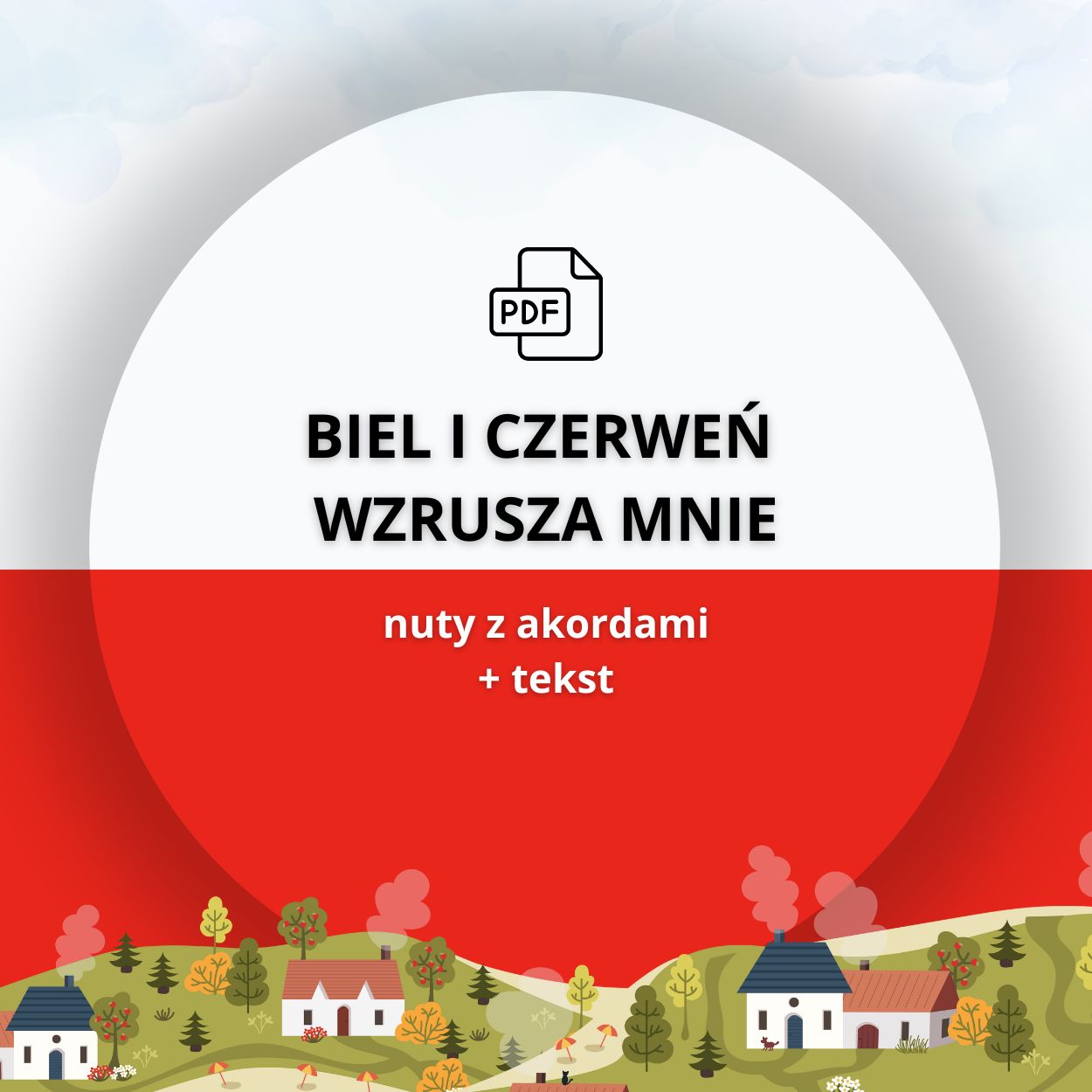 BIEL I CZERWIEŃ WZRUSZA MNIE