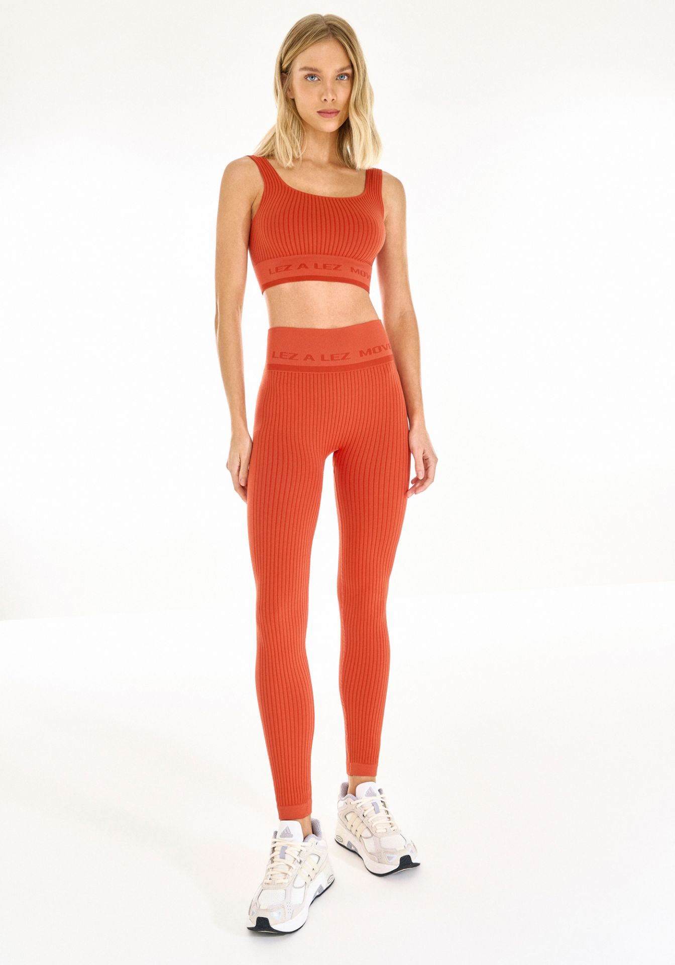 Legging canalé seamless MOVE cintura alta