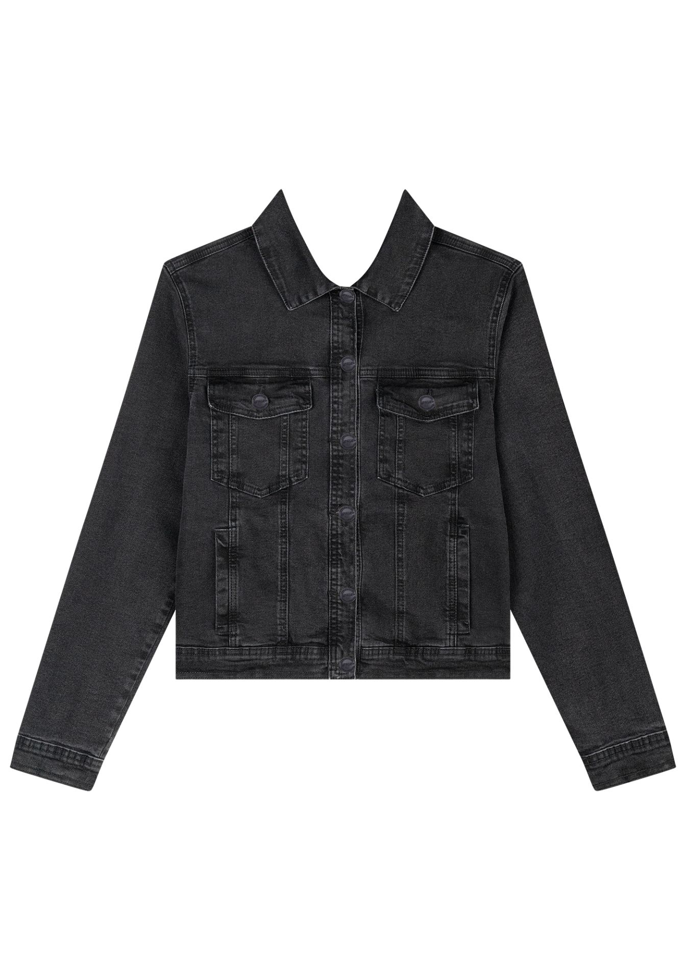 Chaqueta Denim Oscuro Mujer