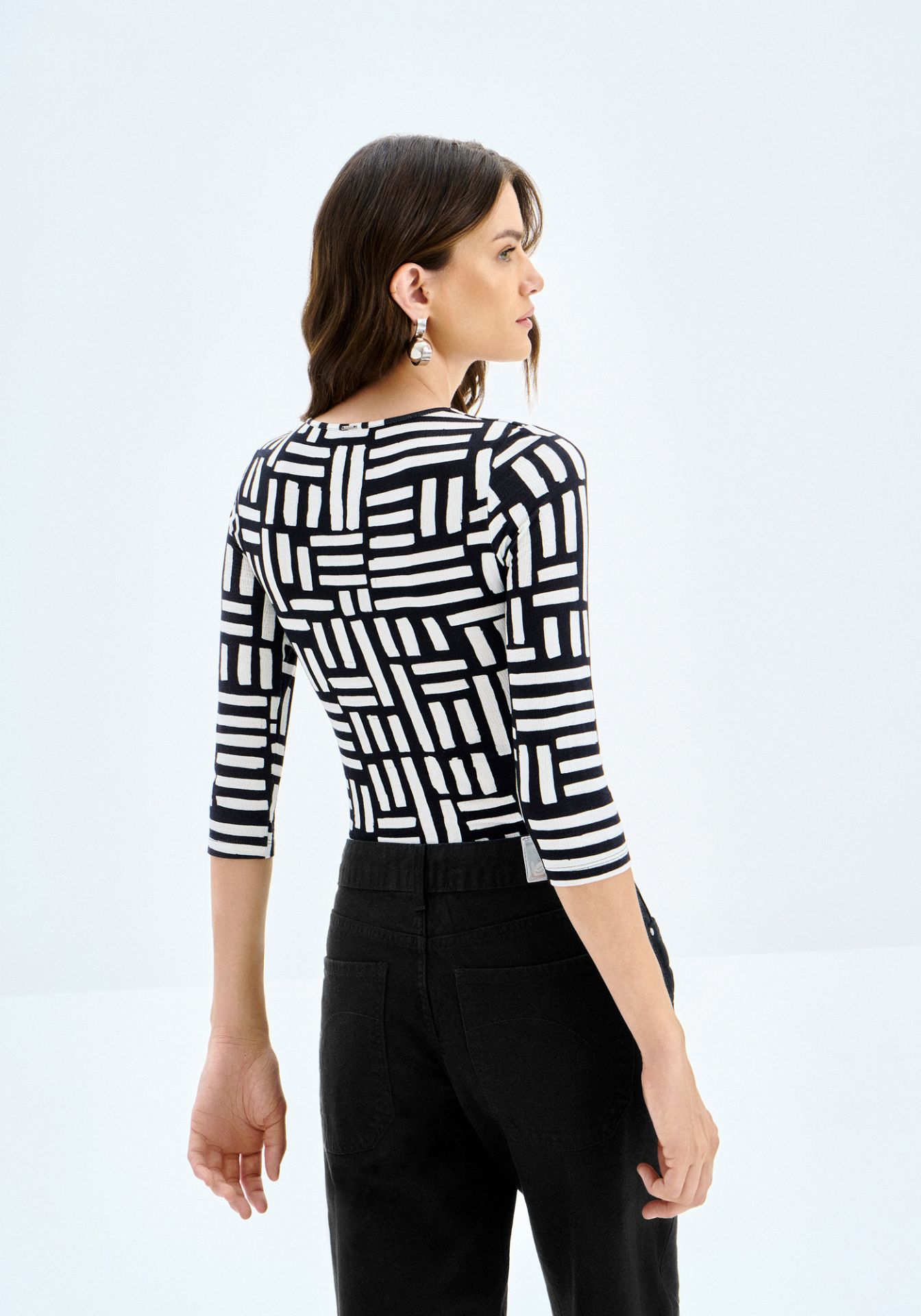 Blusa de Tirantes con Encaje en el Escote