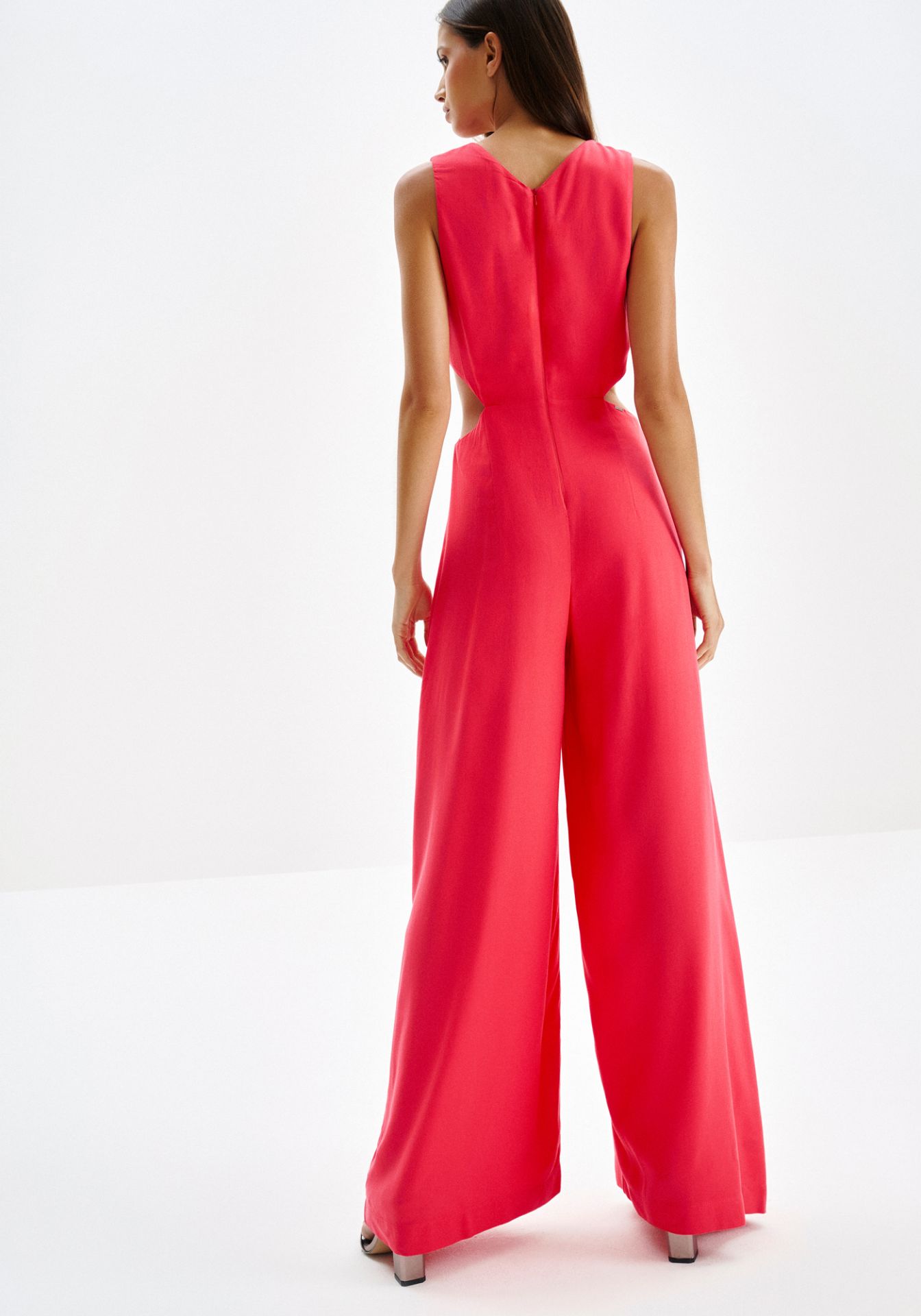 Jumpsuit Largo Mujer Escote V