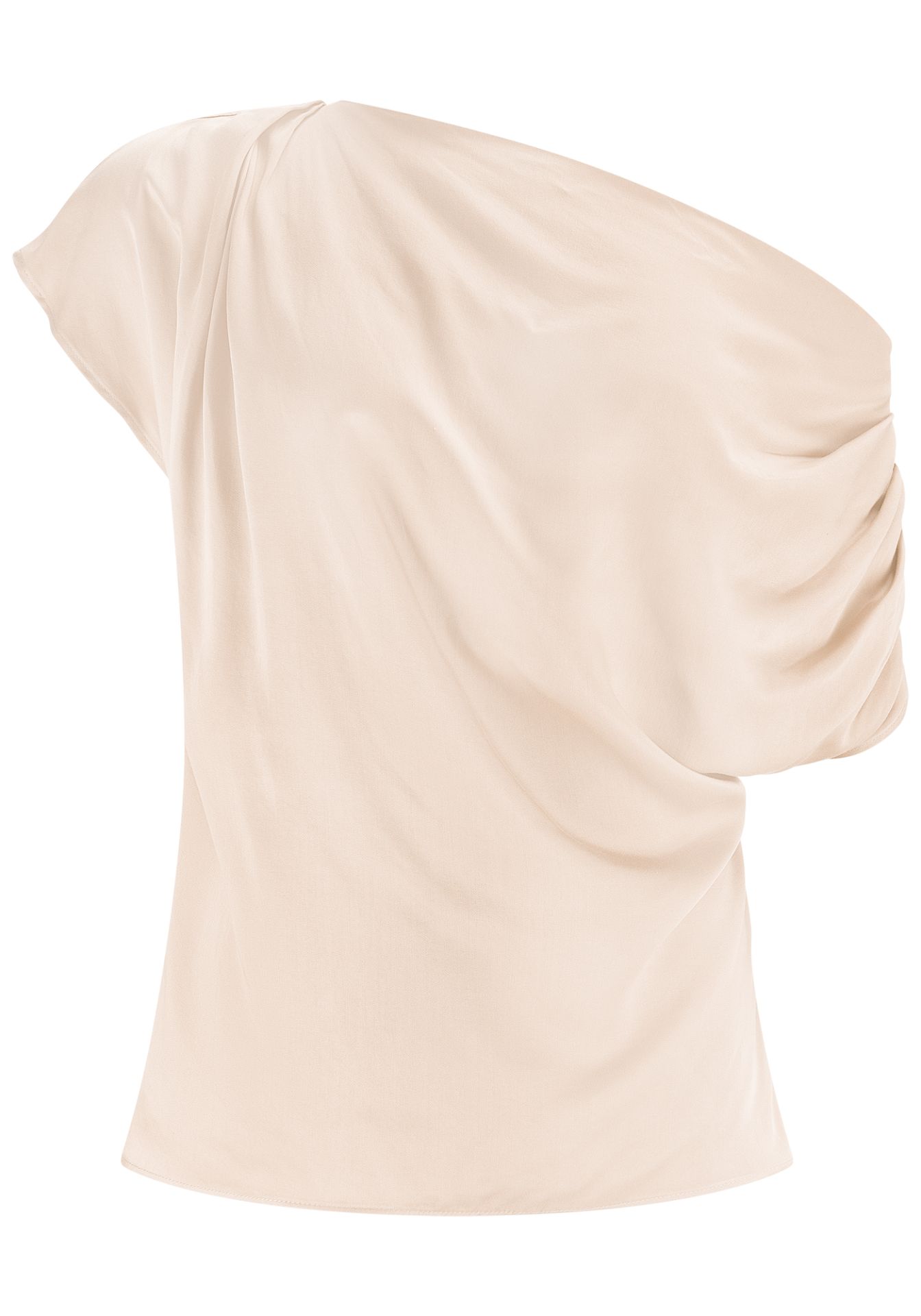 Blusa Asimétrica de Un Solo Hombro