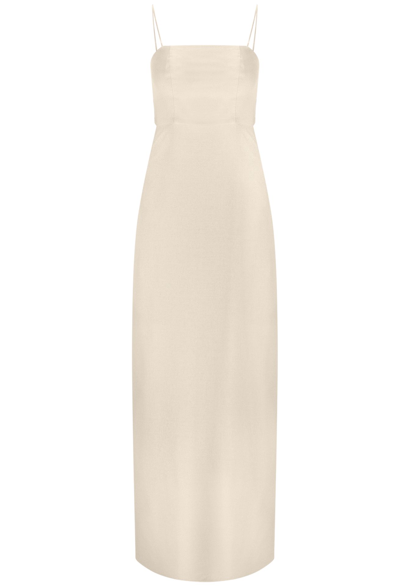 Vestido Largo Mujer | Lez a Lez Escote Recto con Bolsillos