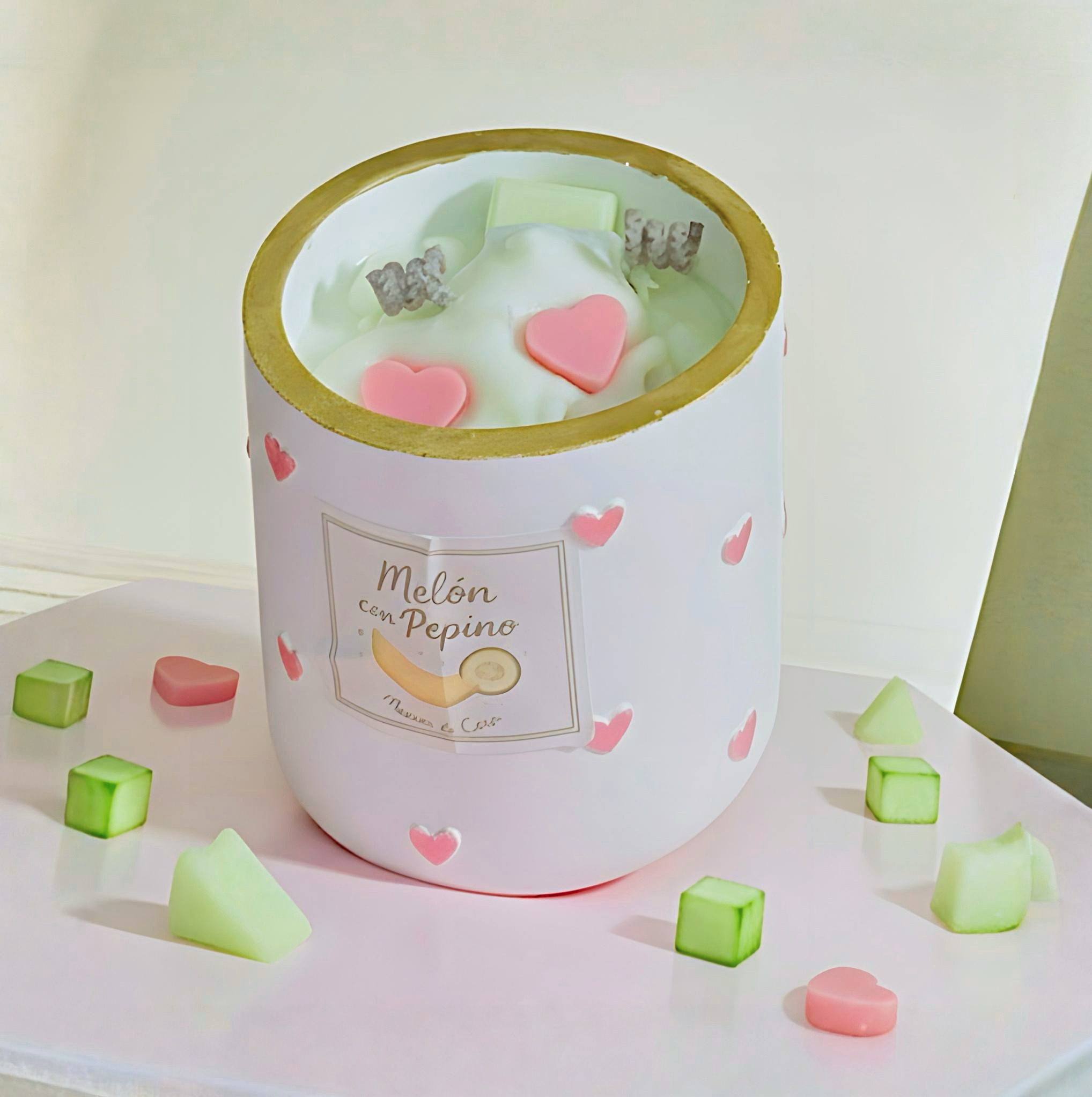 Vela aromática melón con pepino
