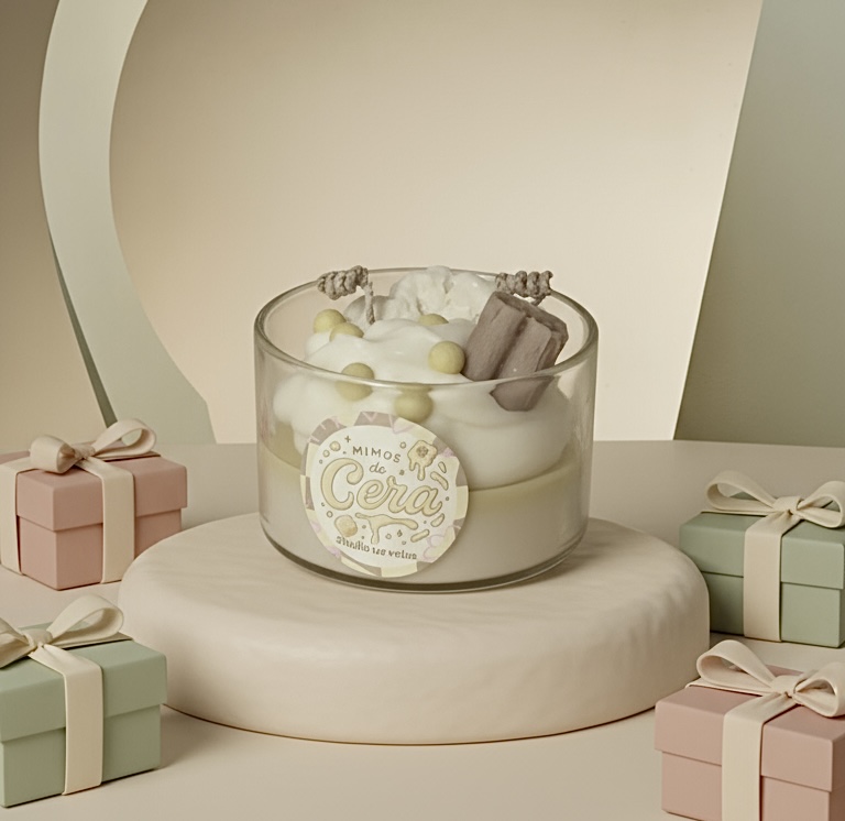 Vela de tarta de Manzana