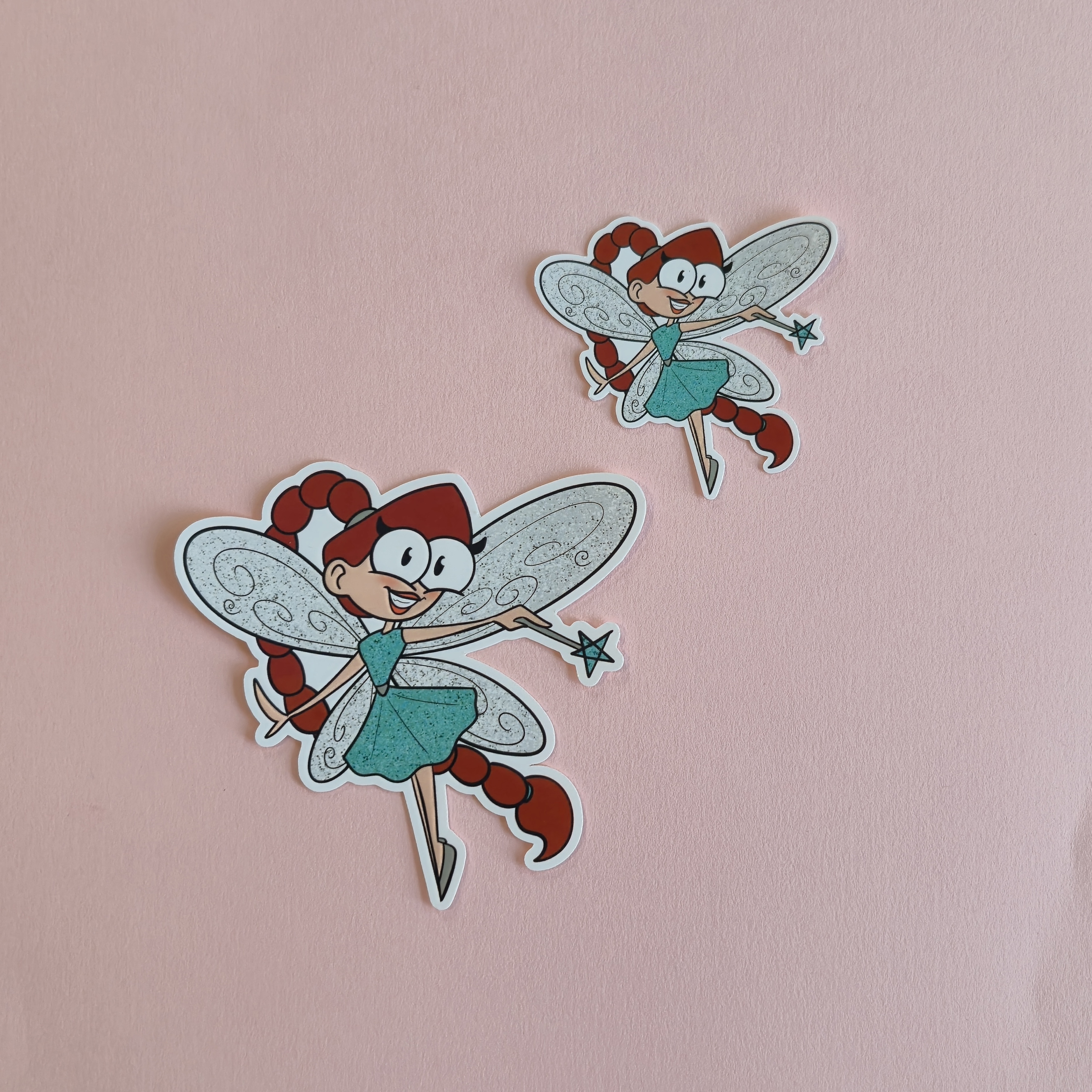 Poppy the Teal Fairy Birthday Card