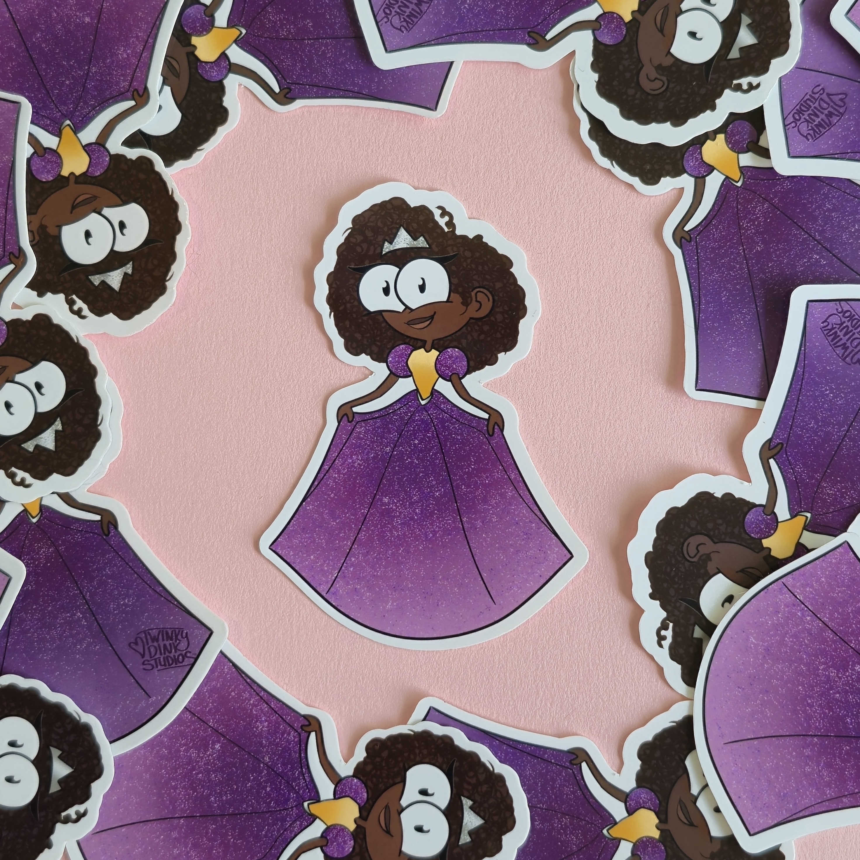 Jasmine the Purple Princess Sticker
