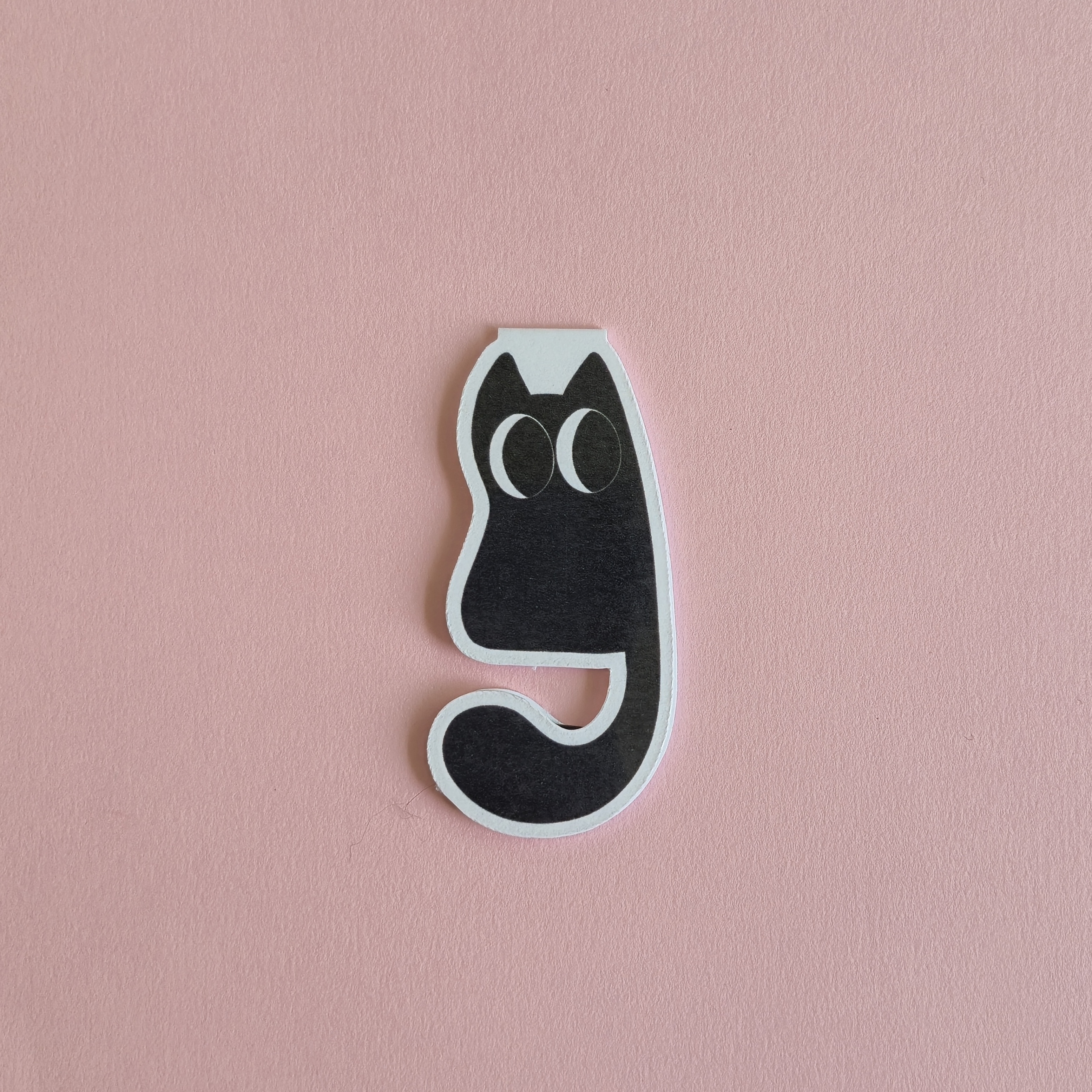 Black Cat Magnetic Bookmark