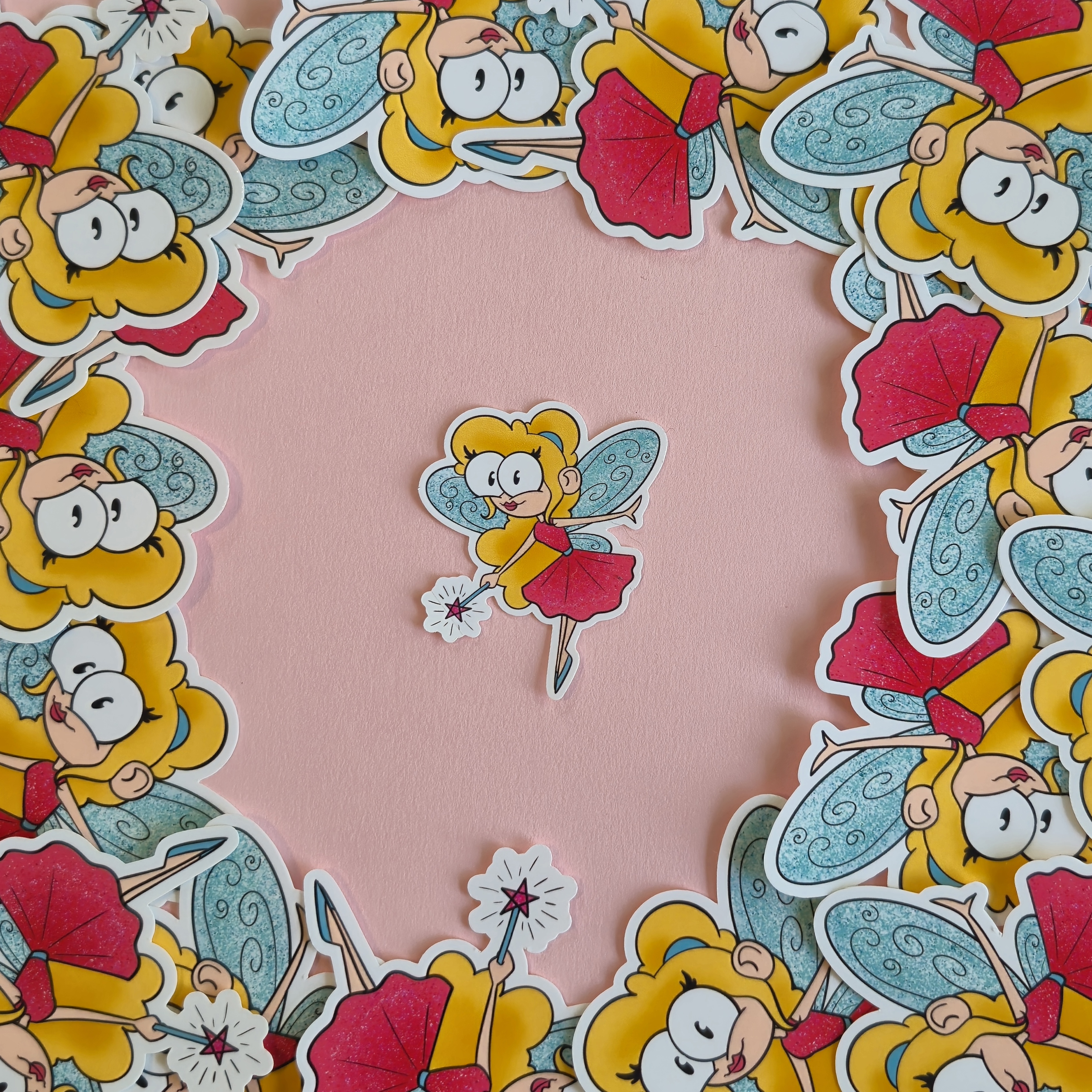 Tina the Pink Fairy Sticker