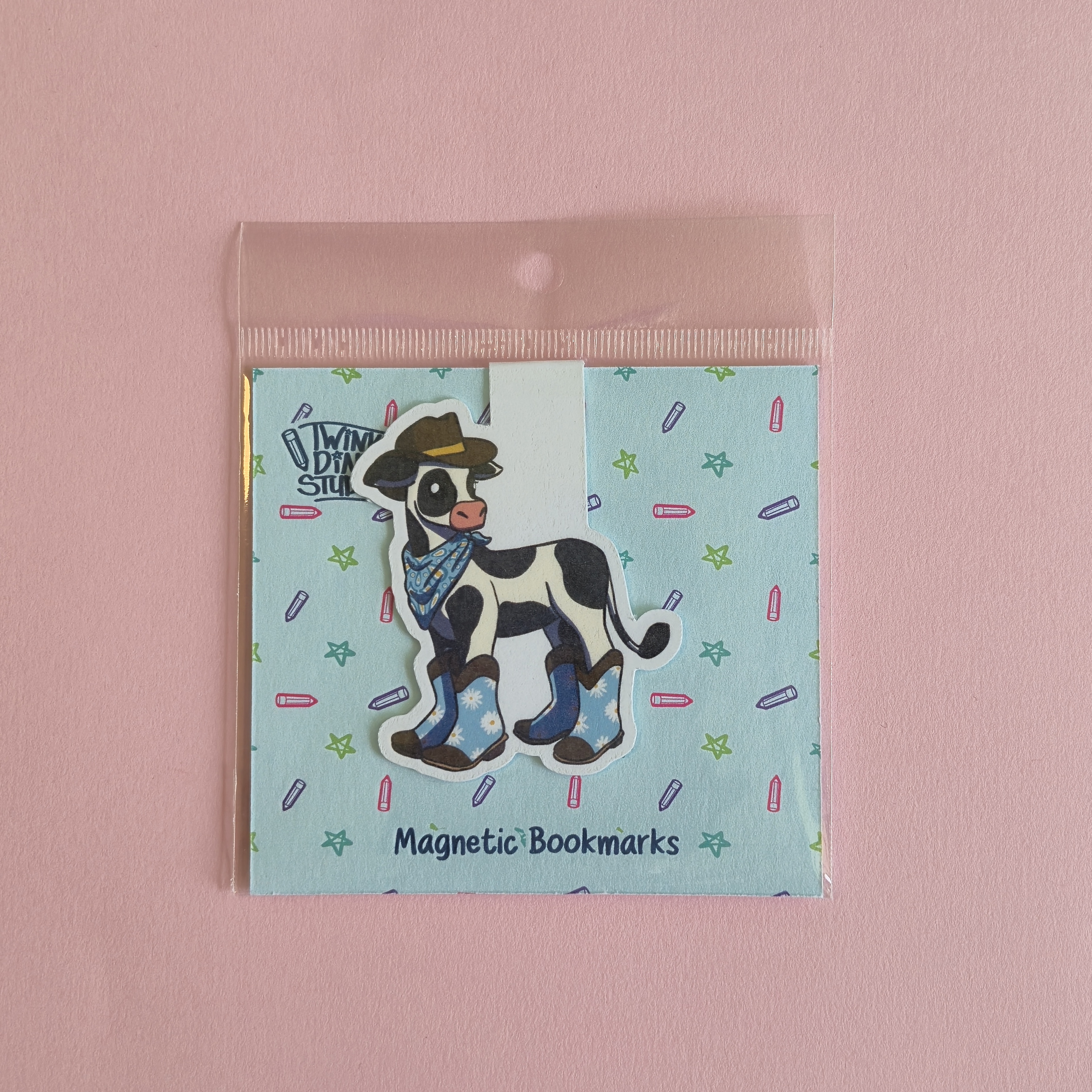 Daisy the Cow Magnetic Bookmark