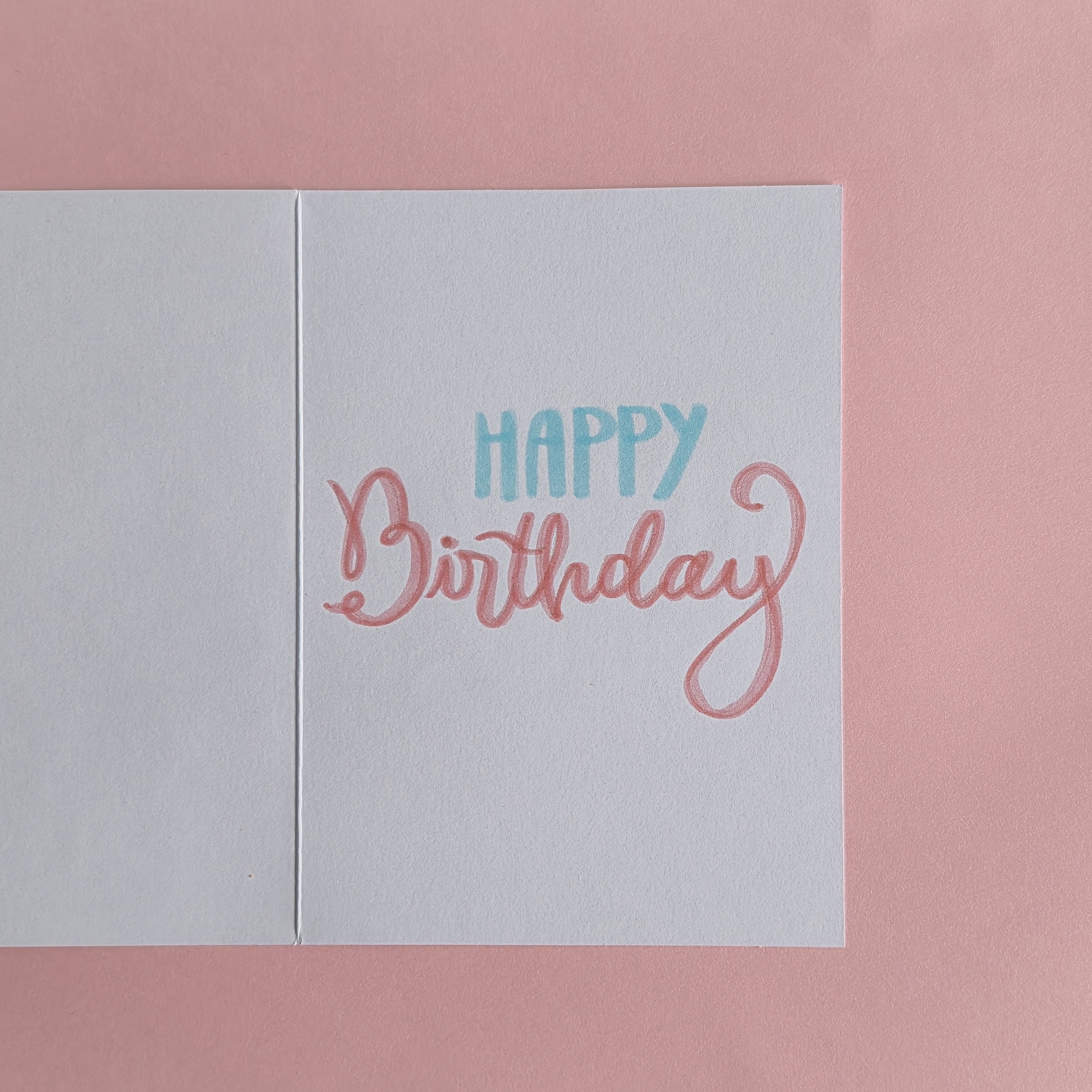 Tina the Pink Fairy Birthday Card