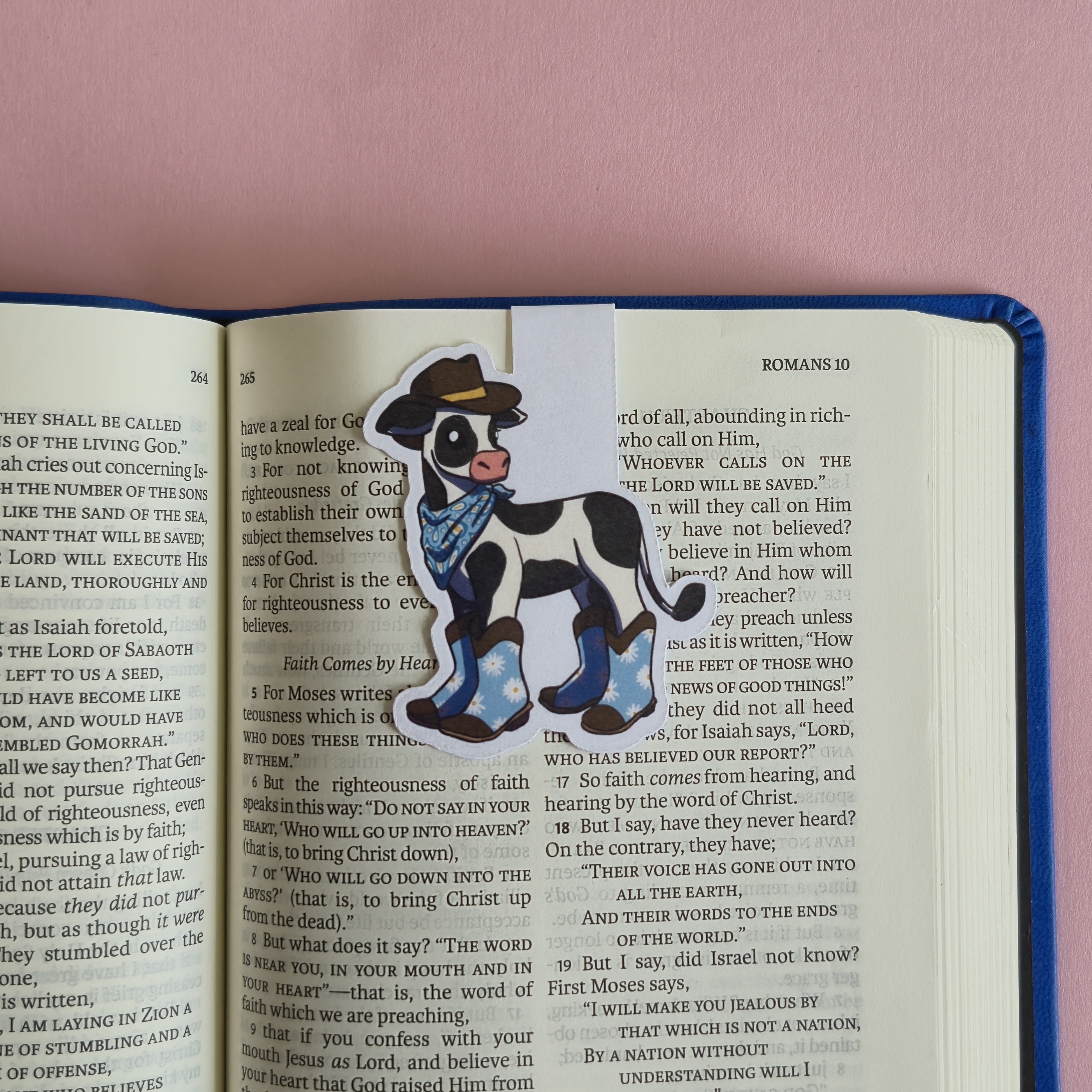 Daisy the Cow Magnetic Bookmark