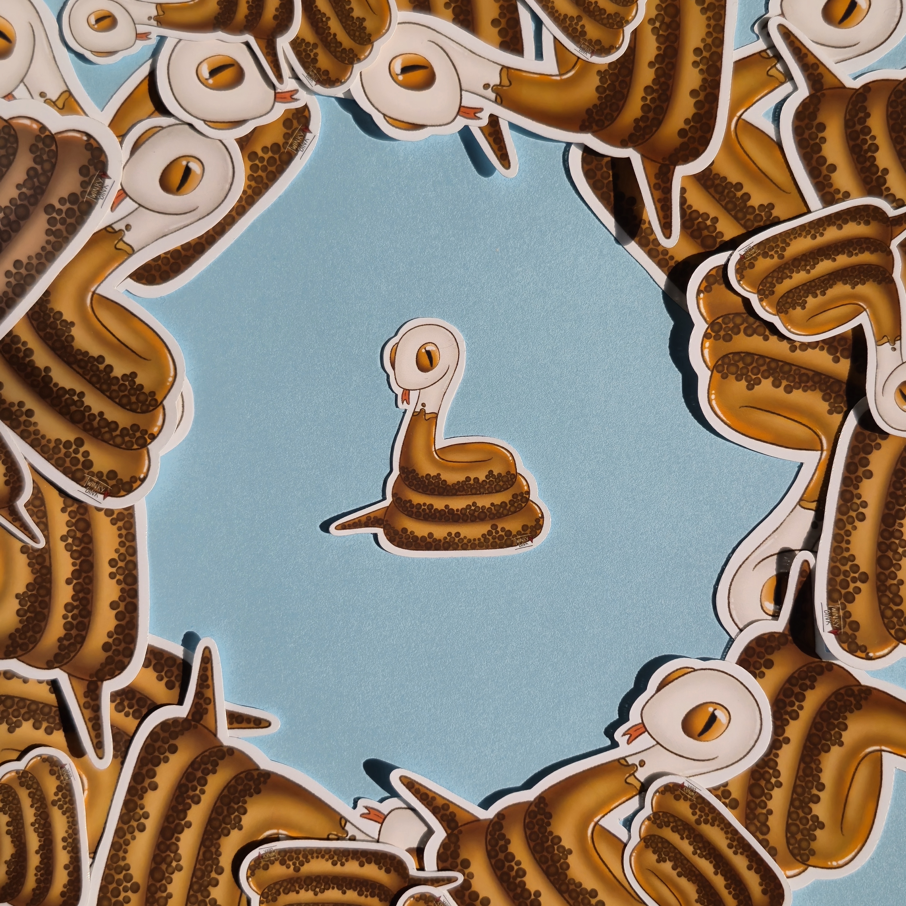 Boba Tea Constrictor Sticker