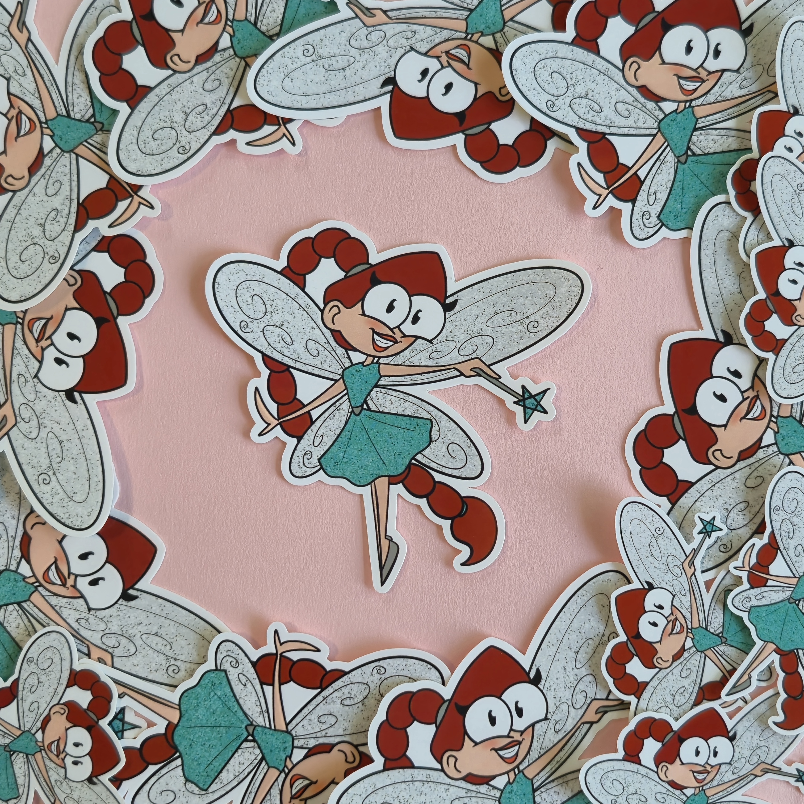 Poppy the Teal Fairy Sticker