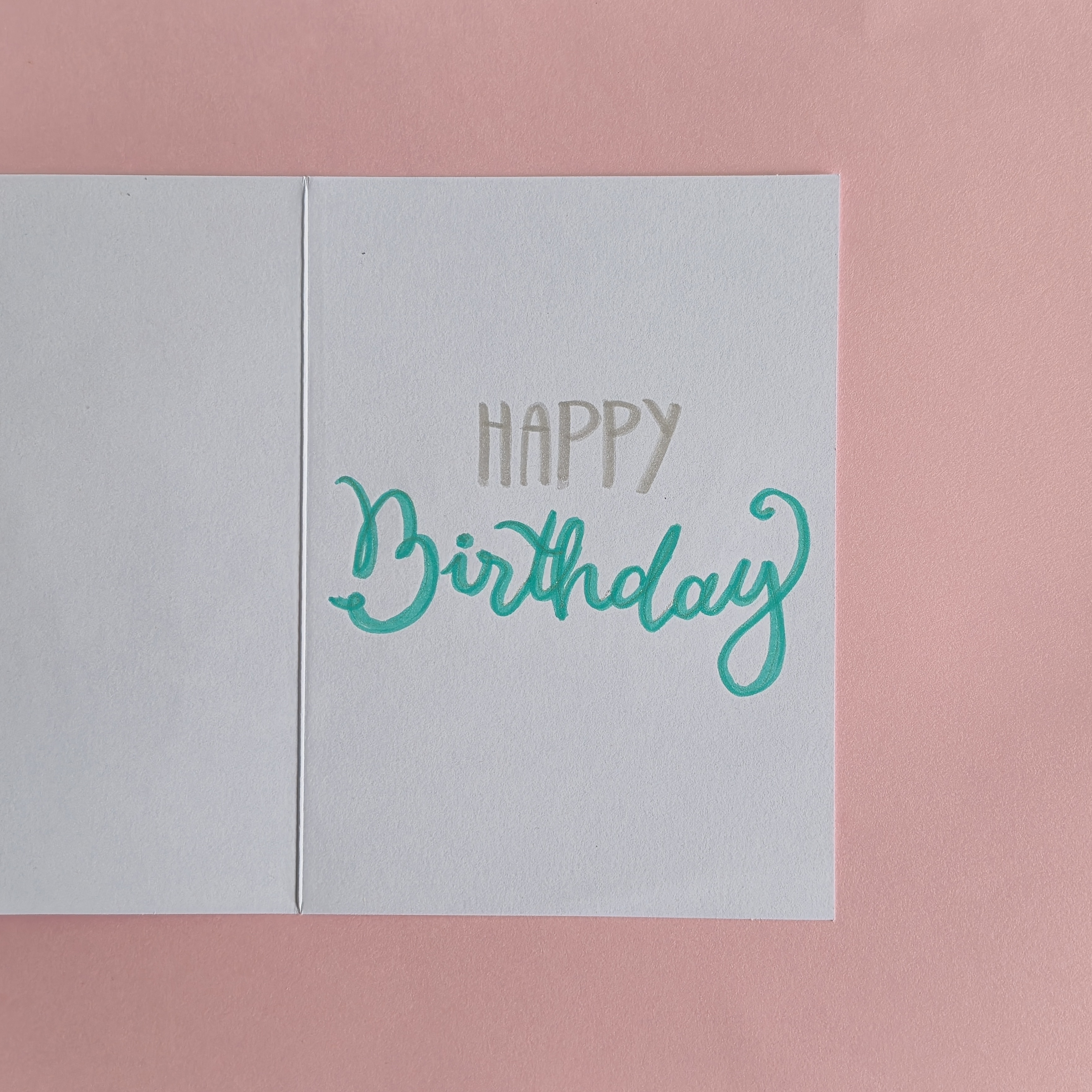 Poppy the Teal Fairy Birthday Card