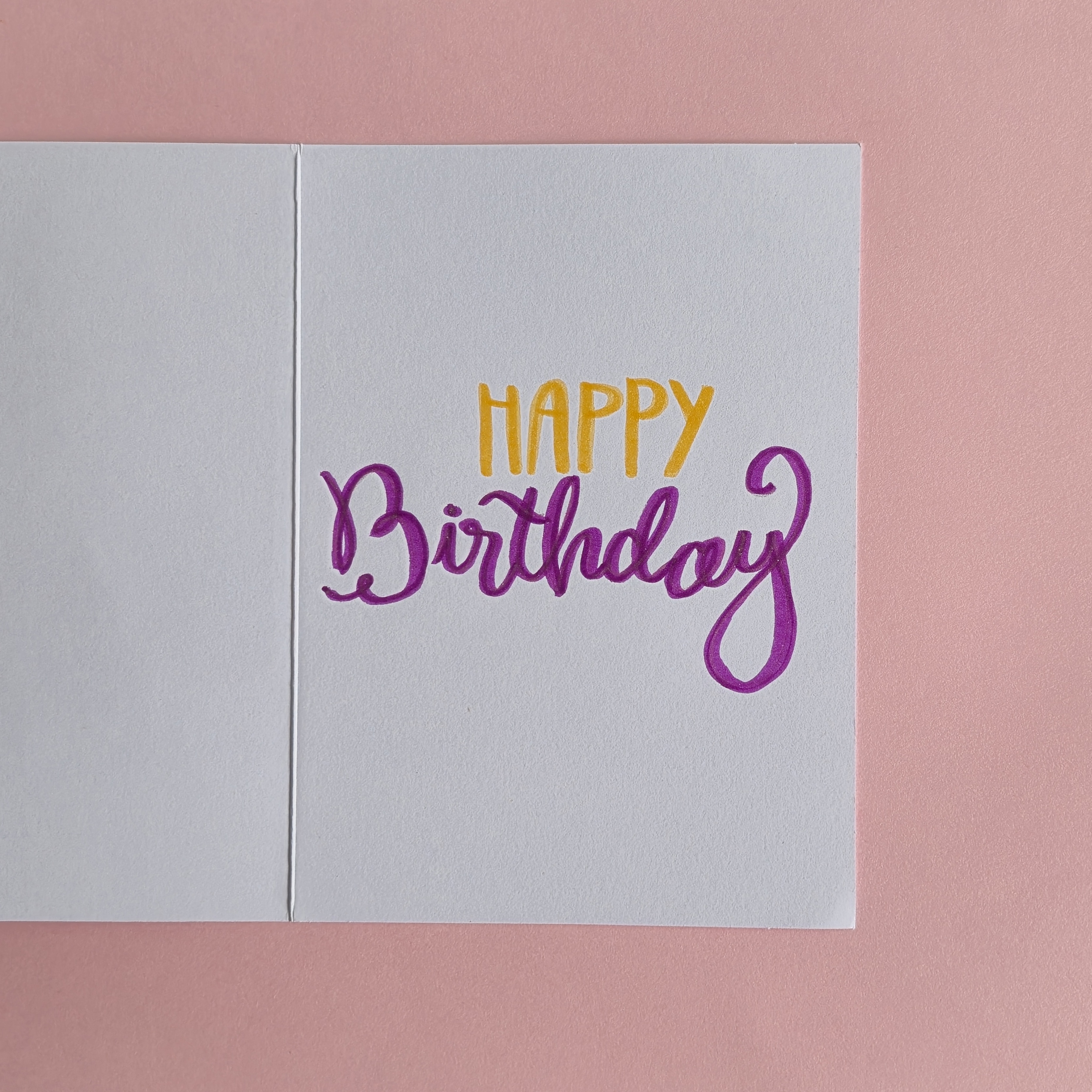 Jasmine the Purple Fairy Birthday Card