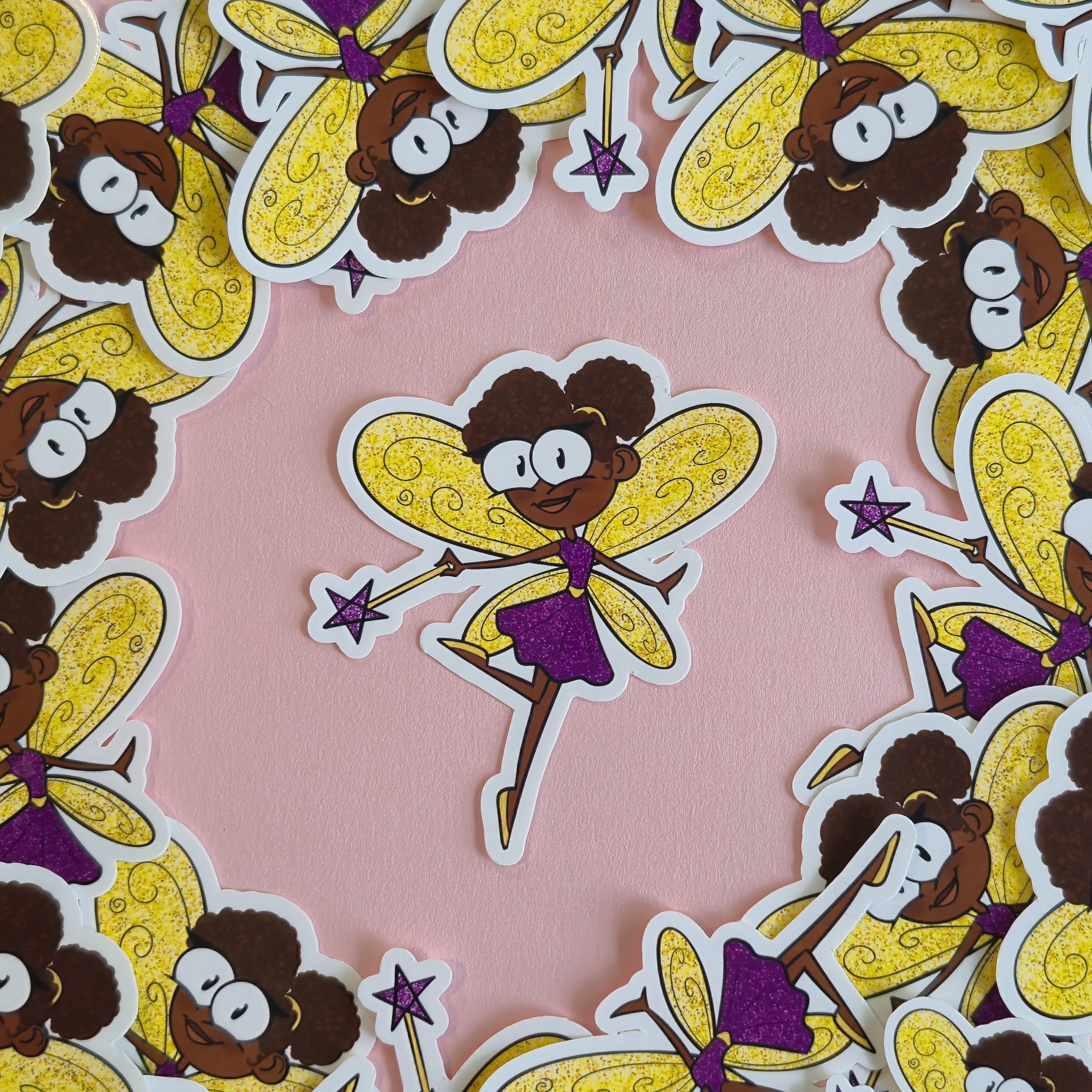 Jasmine the Purple Fairy Sticker
