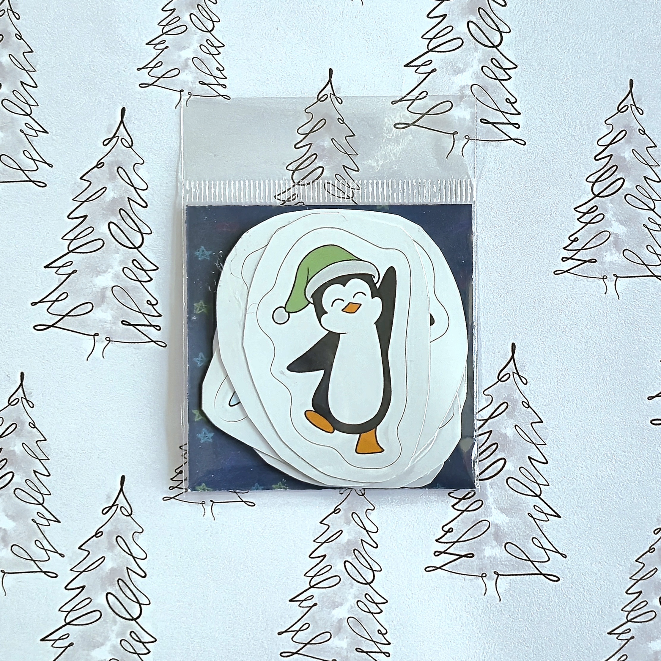 Winter Penguin Sticker Pack