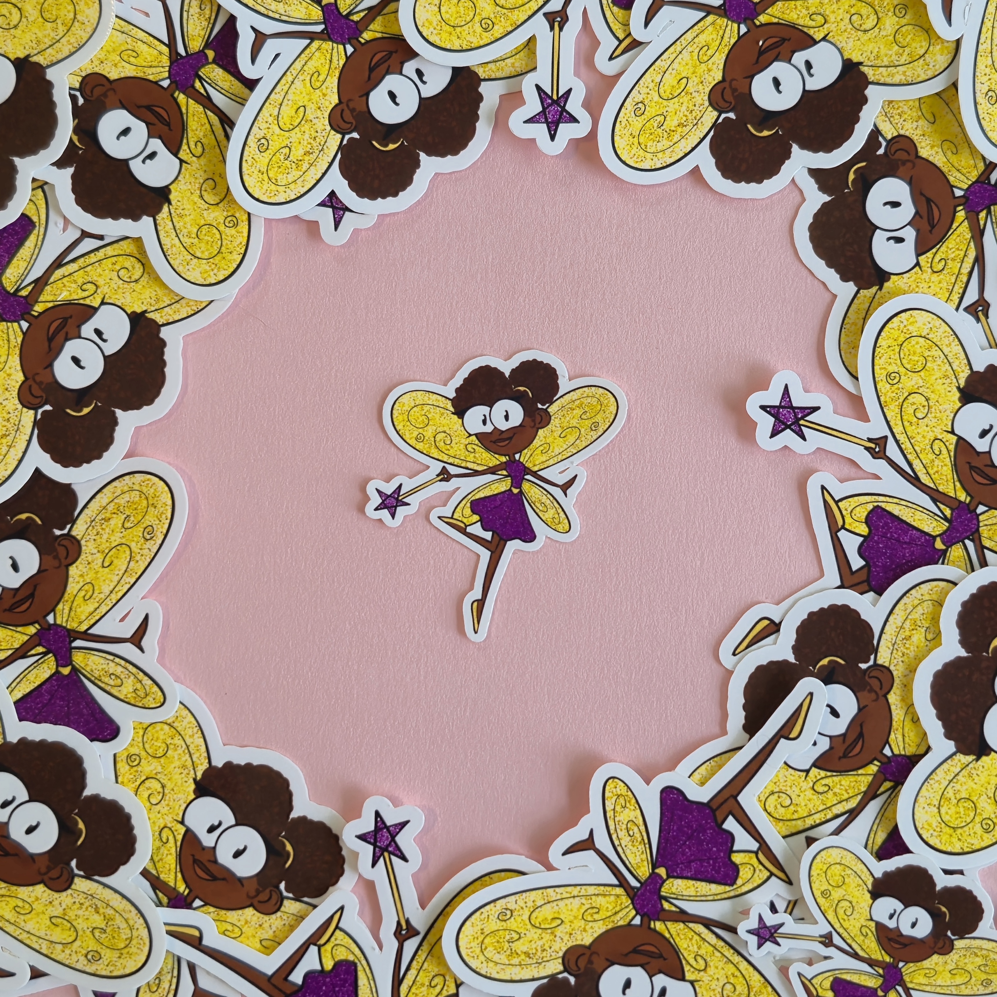 Jasmine the Purple Fairy Sticker