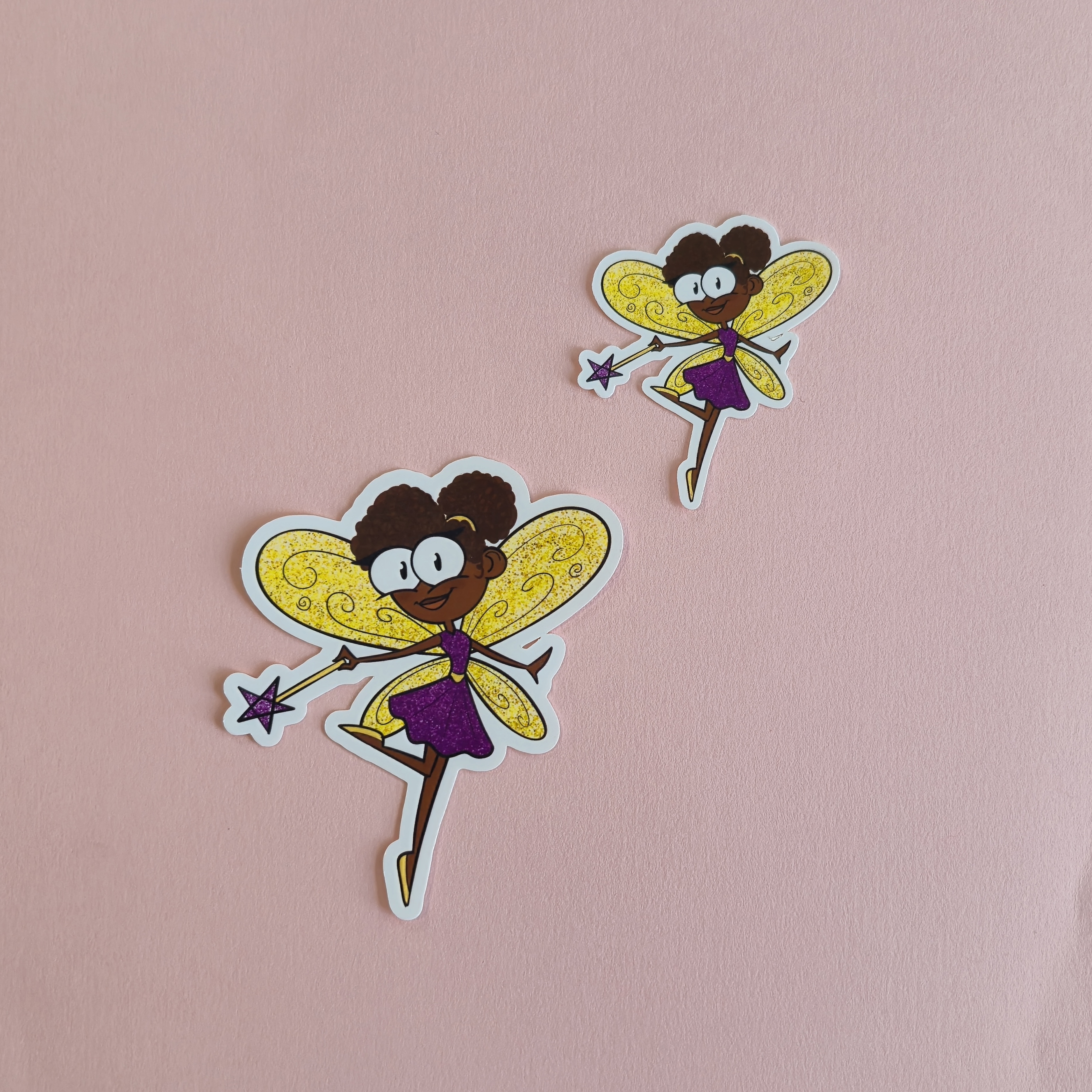 Jasmine the Purple Fairy Birthday Card