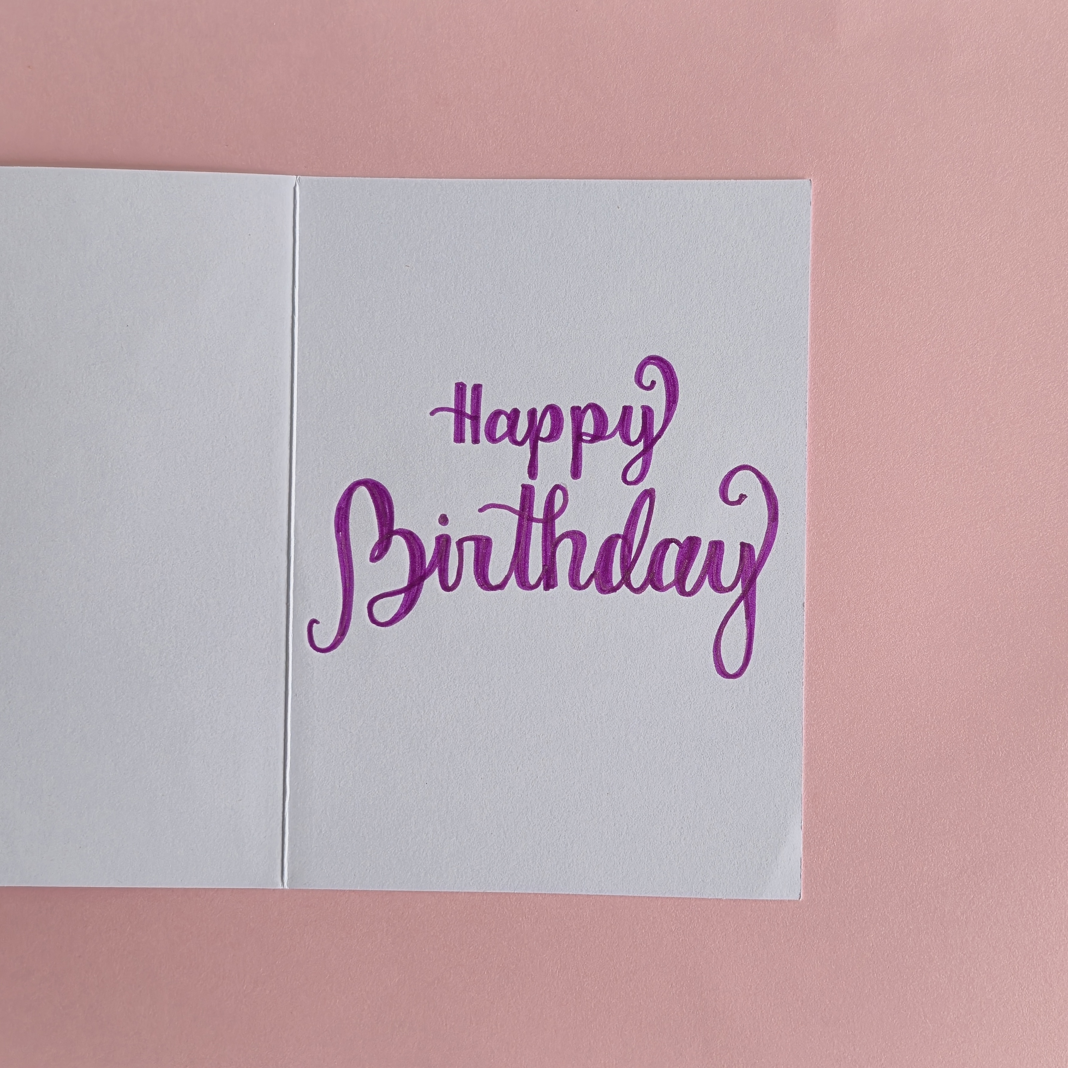 Jasmine the Purple Princess Birthday Card