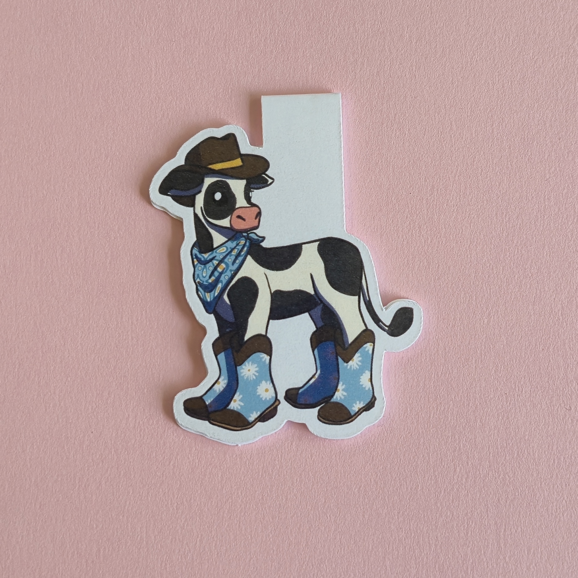 Daisy the Cow Magnetic Bookmark