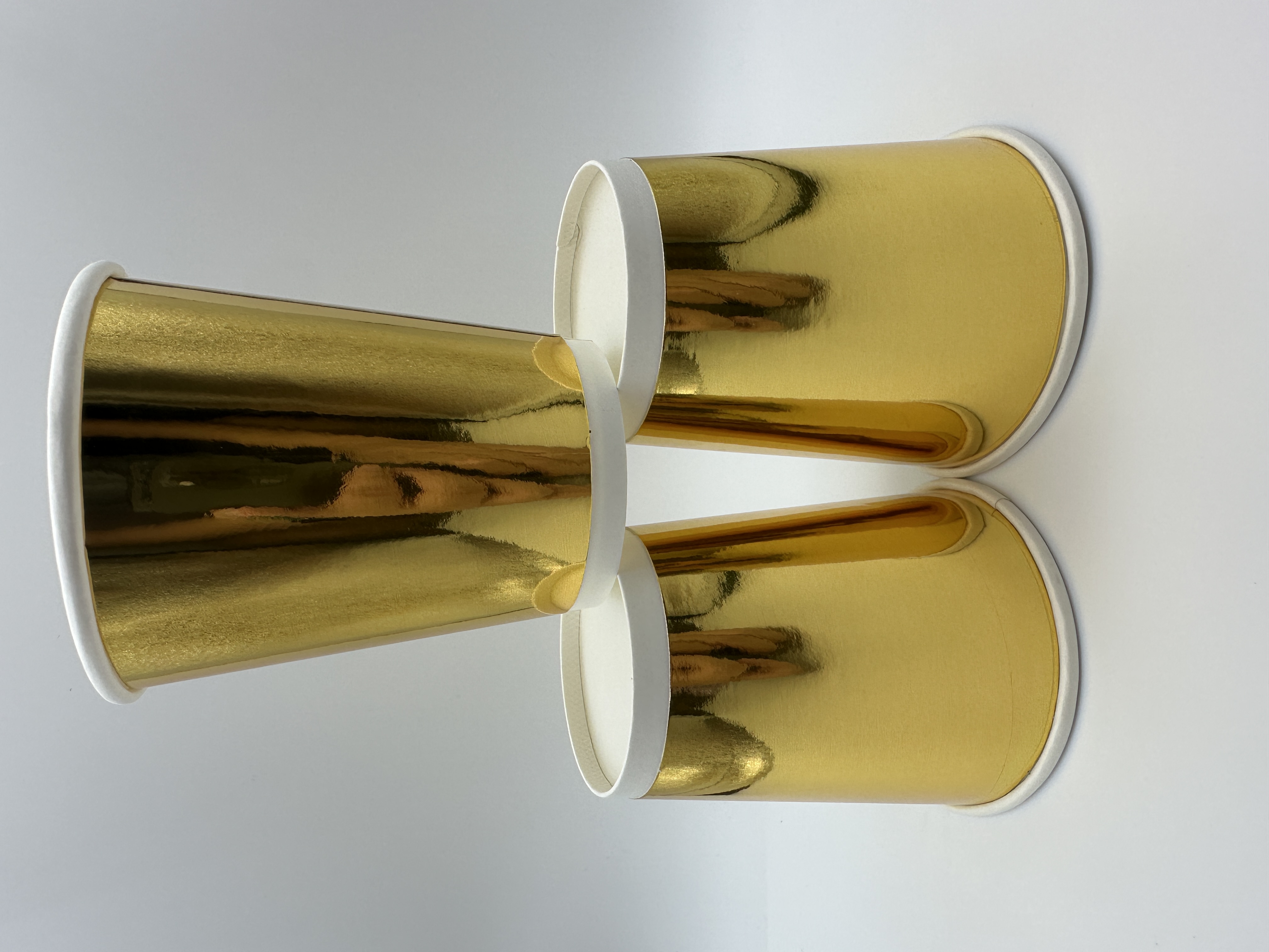 8OZ Gold double wall paper cups