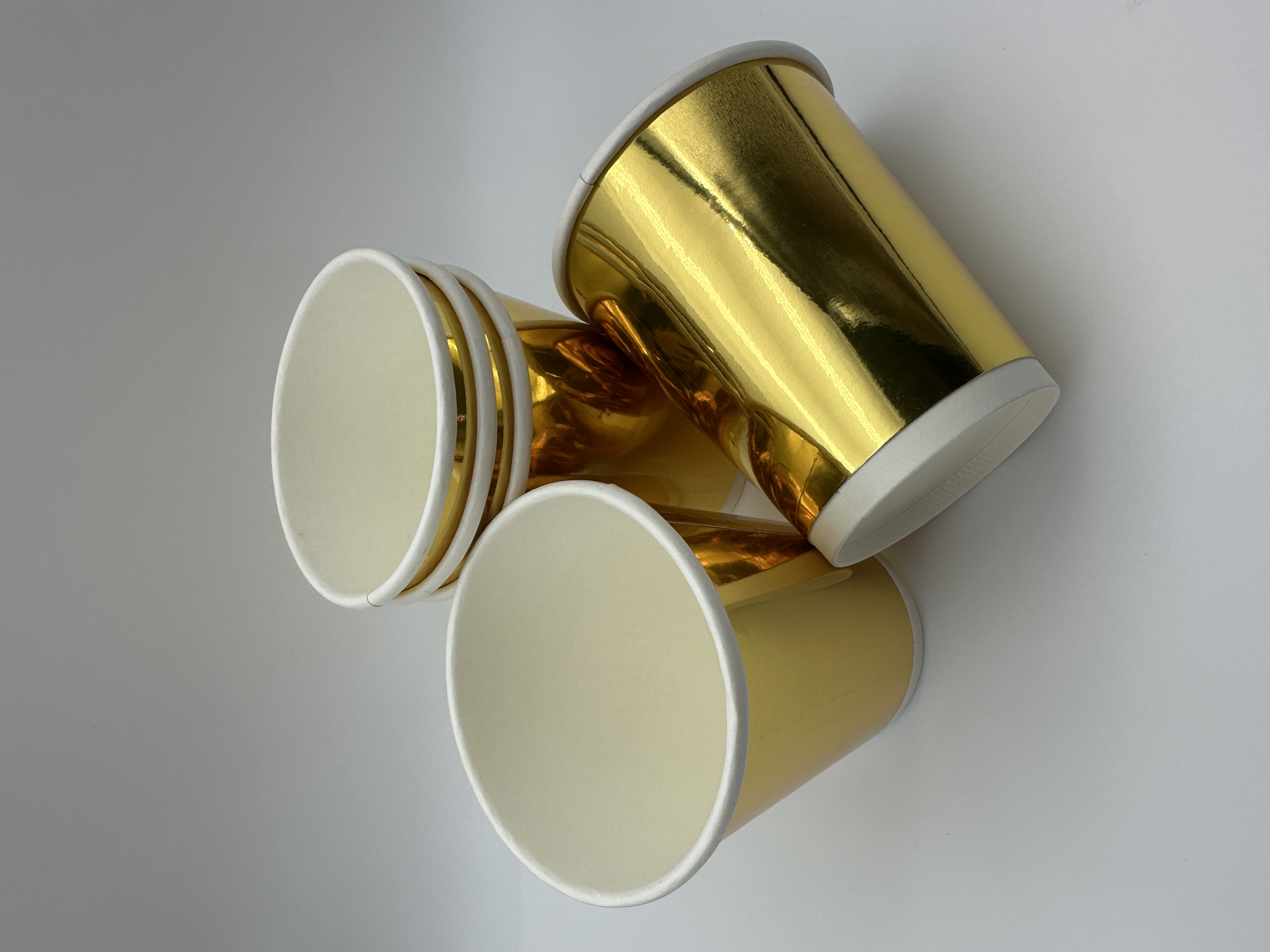 8OZ Gold double wall paper cups