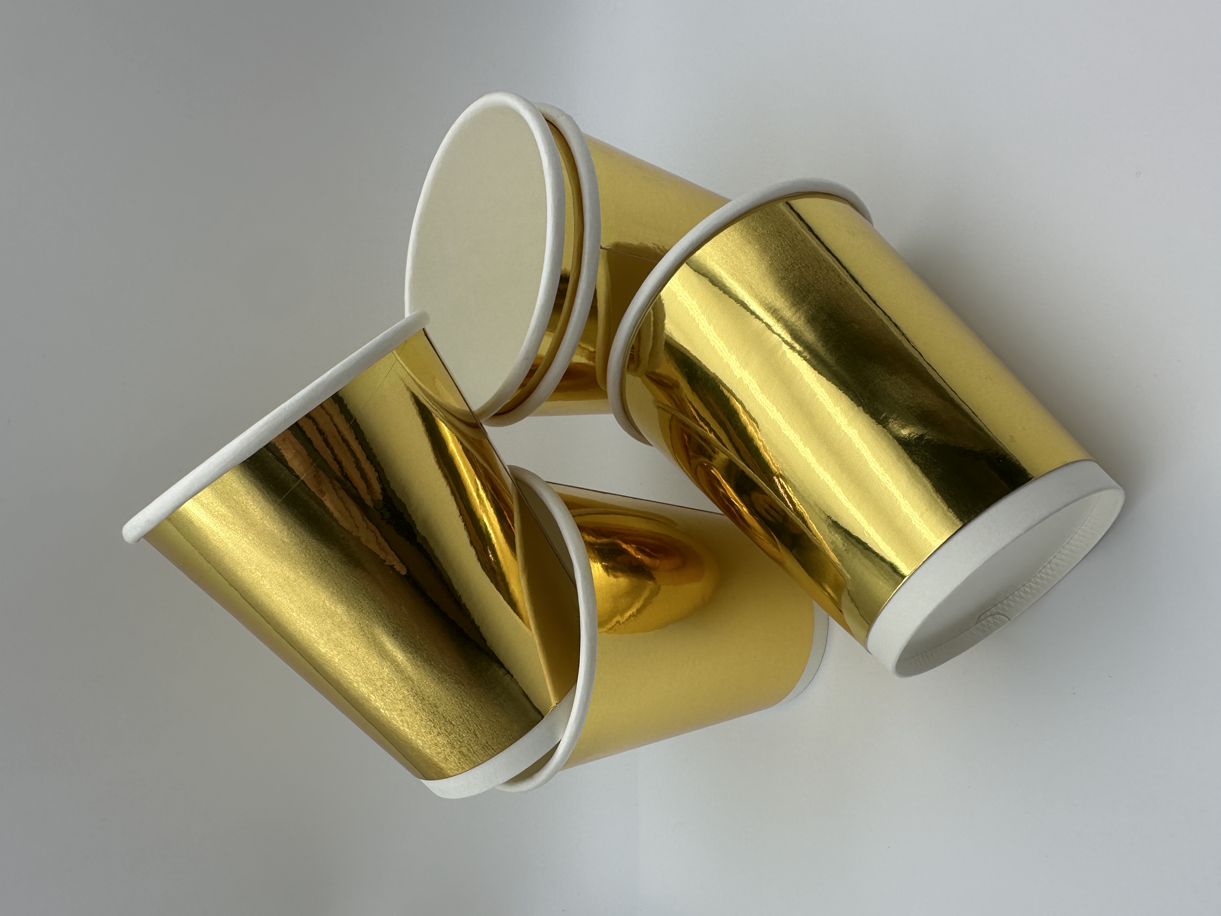 8OZ Gold double wall paper cups
