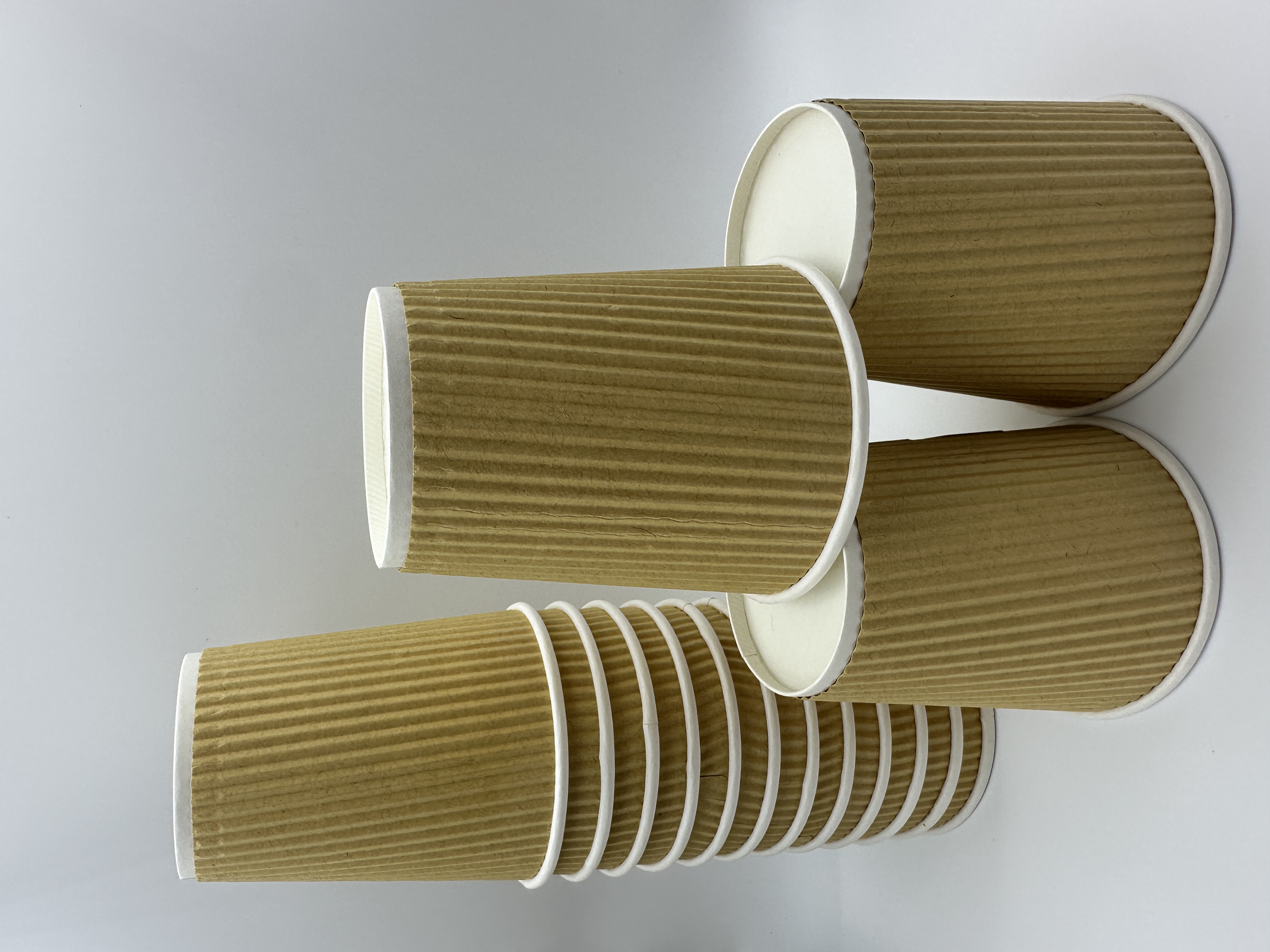 8OZ Disposable Ripple Wall Coffee Cups