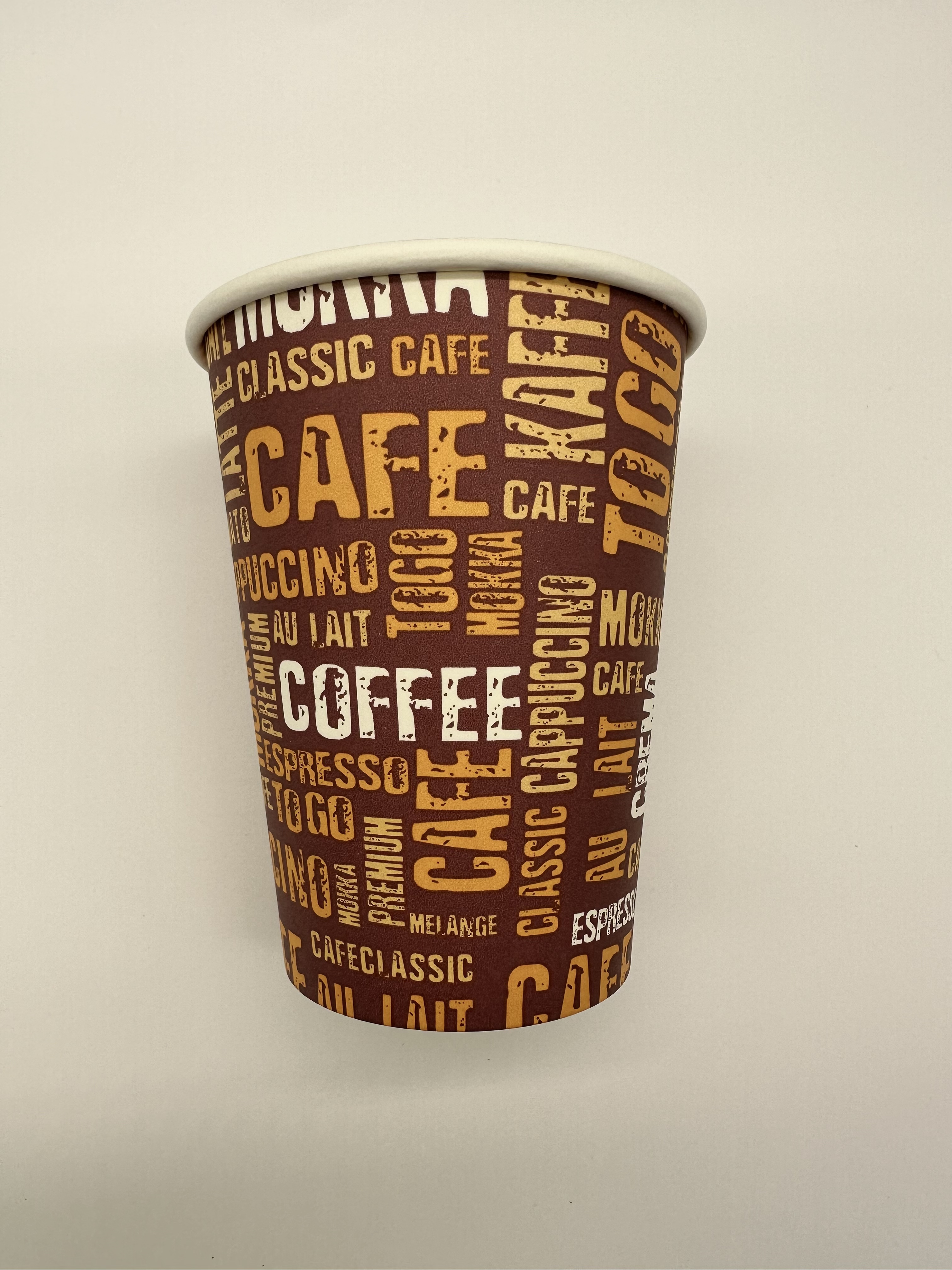 12oz single wall paper cup