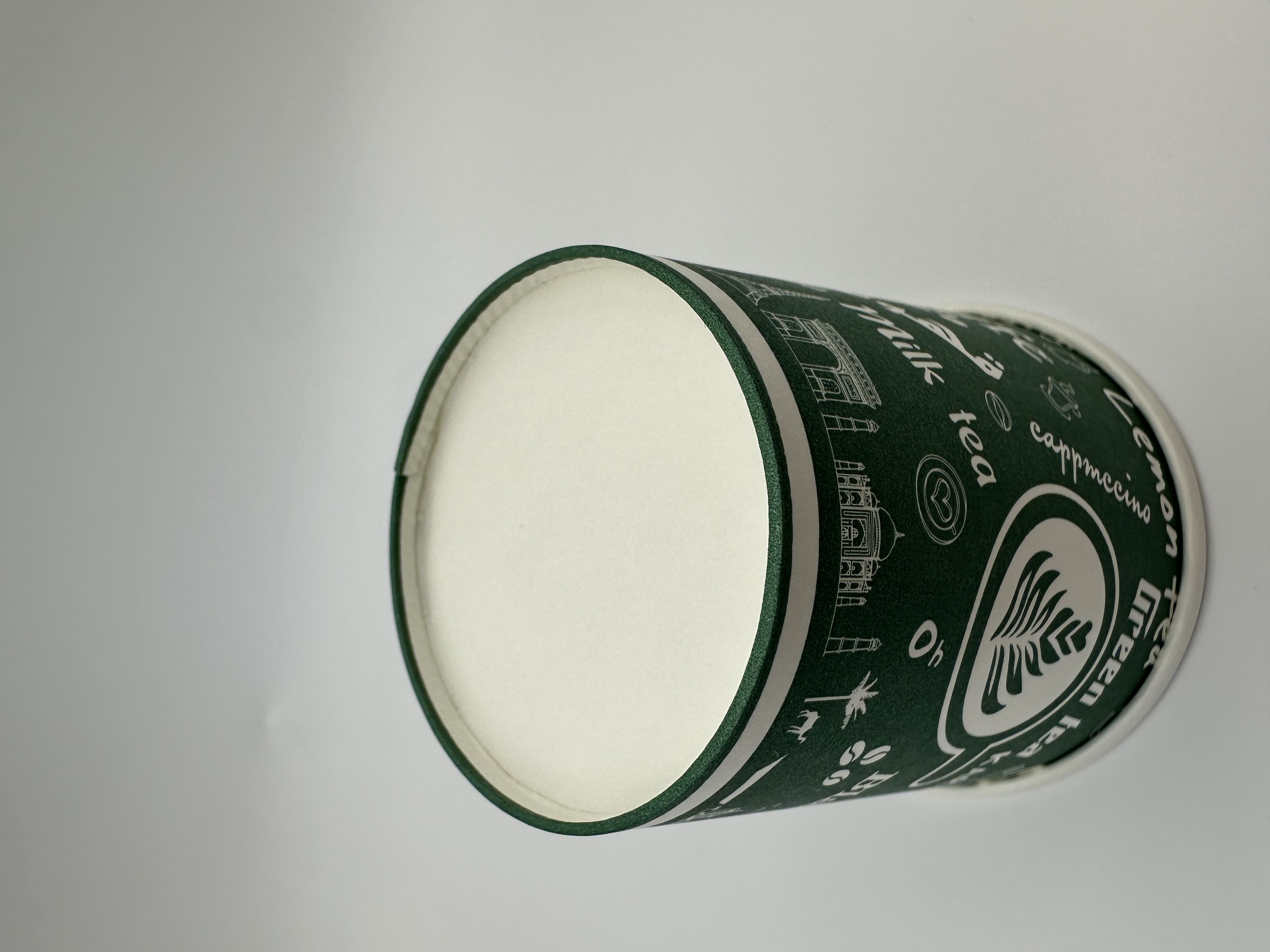 6OZ Green Tea Paper Cups