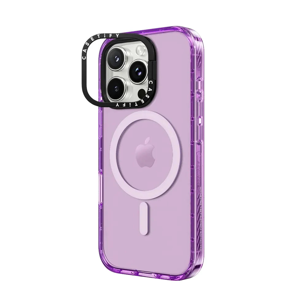 Funda protectora Casetify púrpura para iPhone