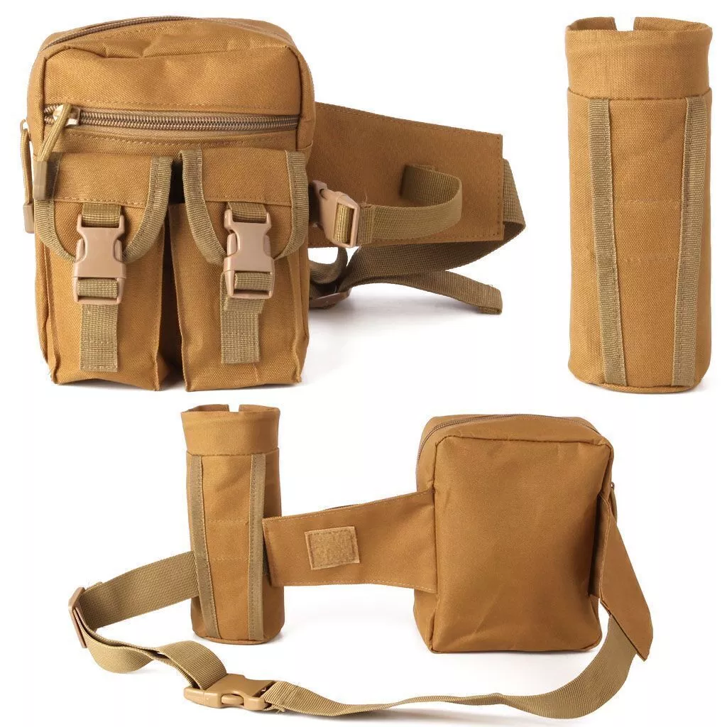 Tactical Waist Pack range bag with Bottle Holder