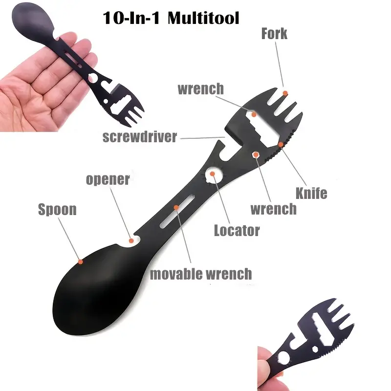 10-In-1 Multitool Survival Utensil