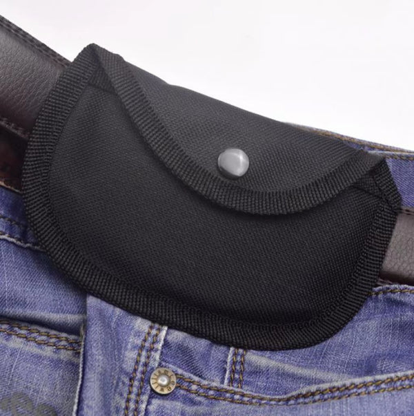 Tactical black Belt Pouch for Brass Knuckles