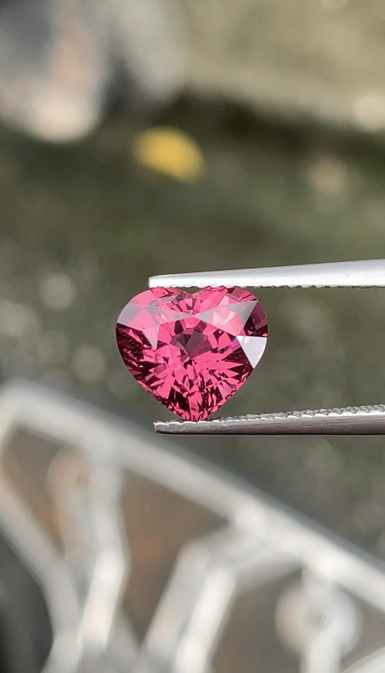 Heart-Shaped Pink Spinel