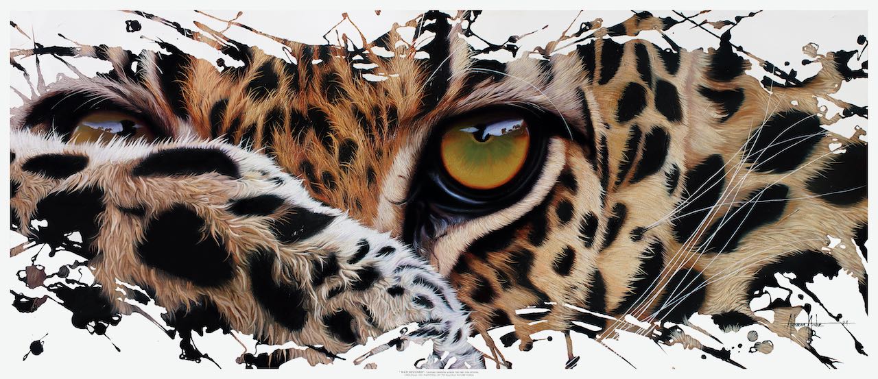 Watchfulness Leopard Art