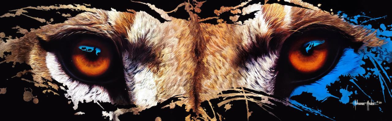 Lioness Eyes Portrait