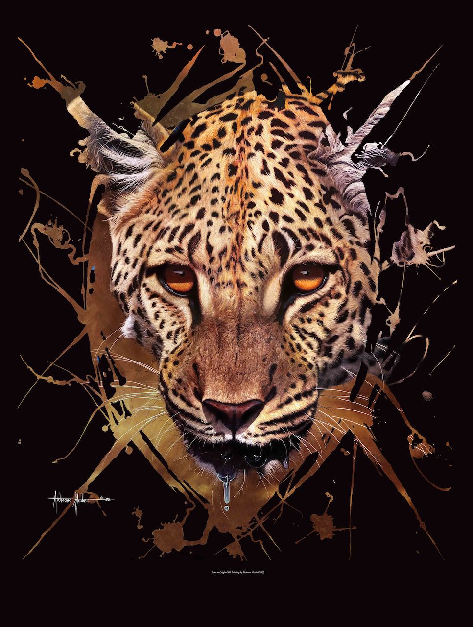 Vigilance Leopard Portrait