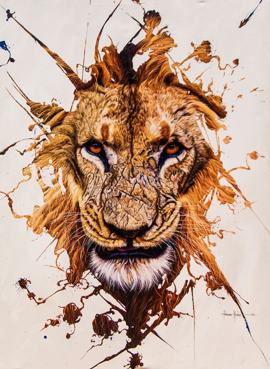 Retaliation Lion Portrait