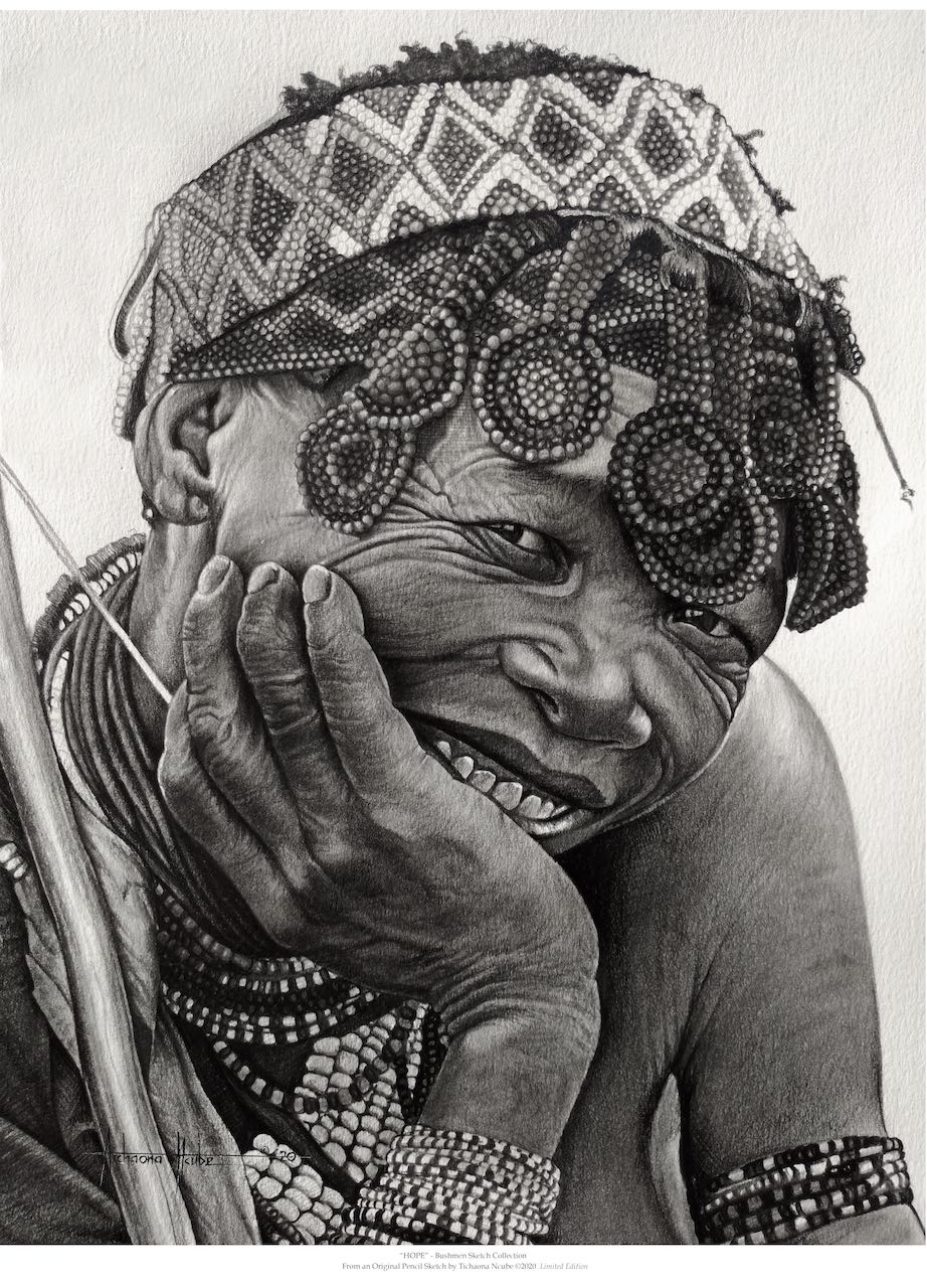 Bushmen Lady Portrait