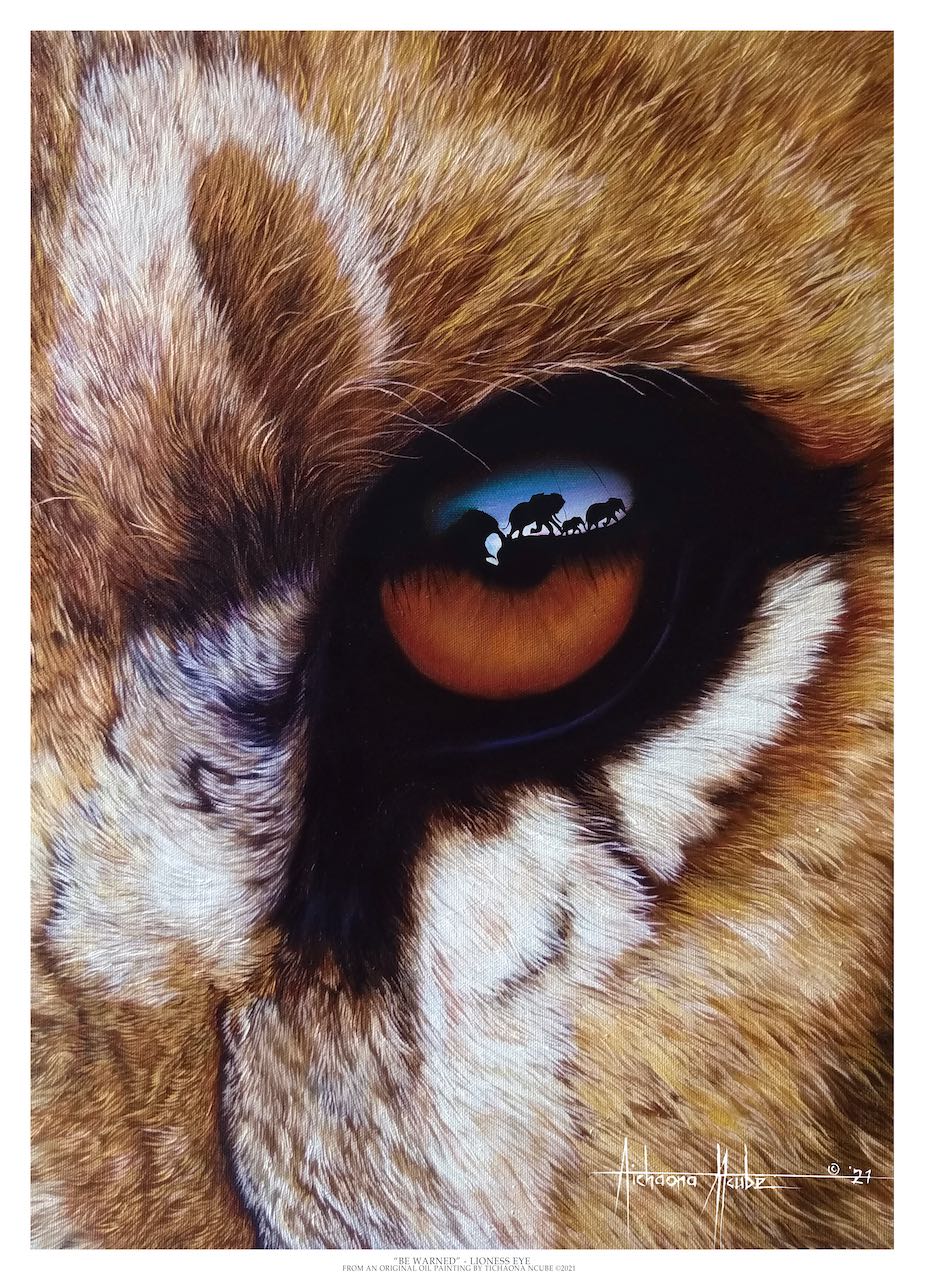 Lioness' Eye Art Print